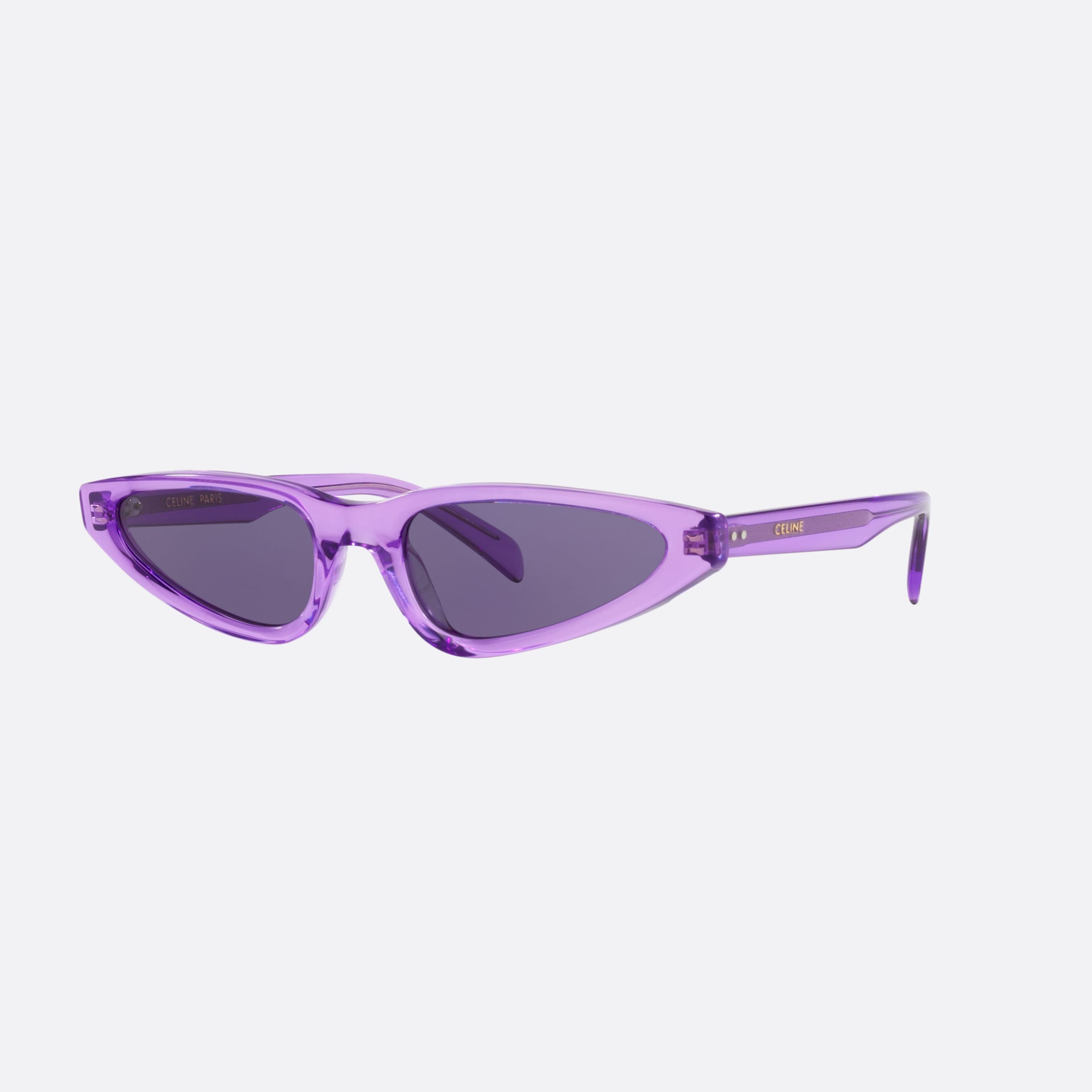 Celine 28mm Cl40231i Purple Rectangular Women Sunglasses - Main View