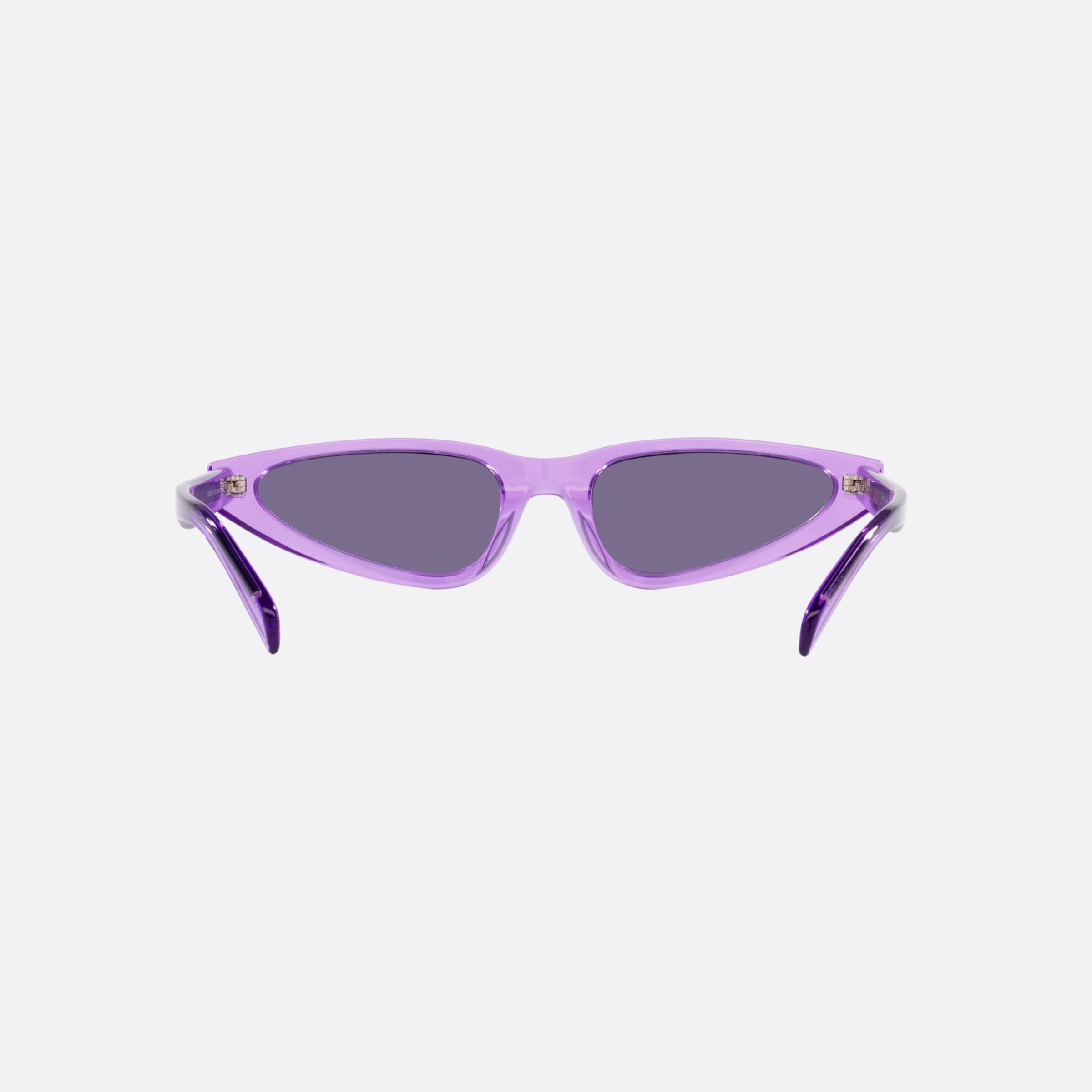 Celine 28mm Cl40231i Purple Rectangular Women Sunglasses - Side View