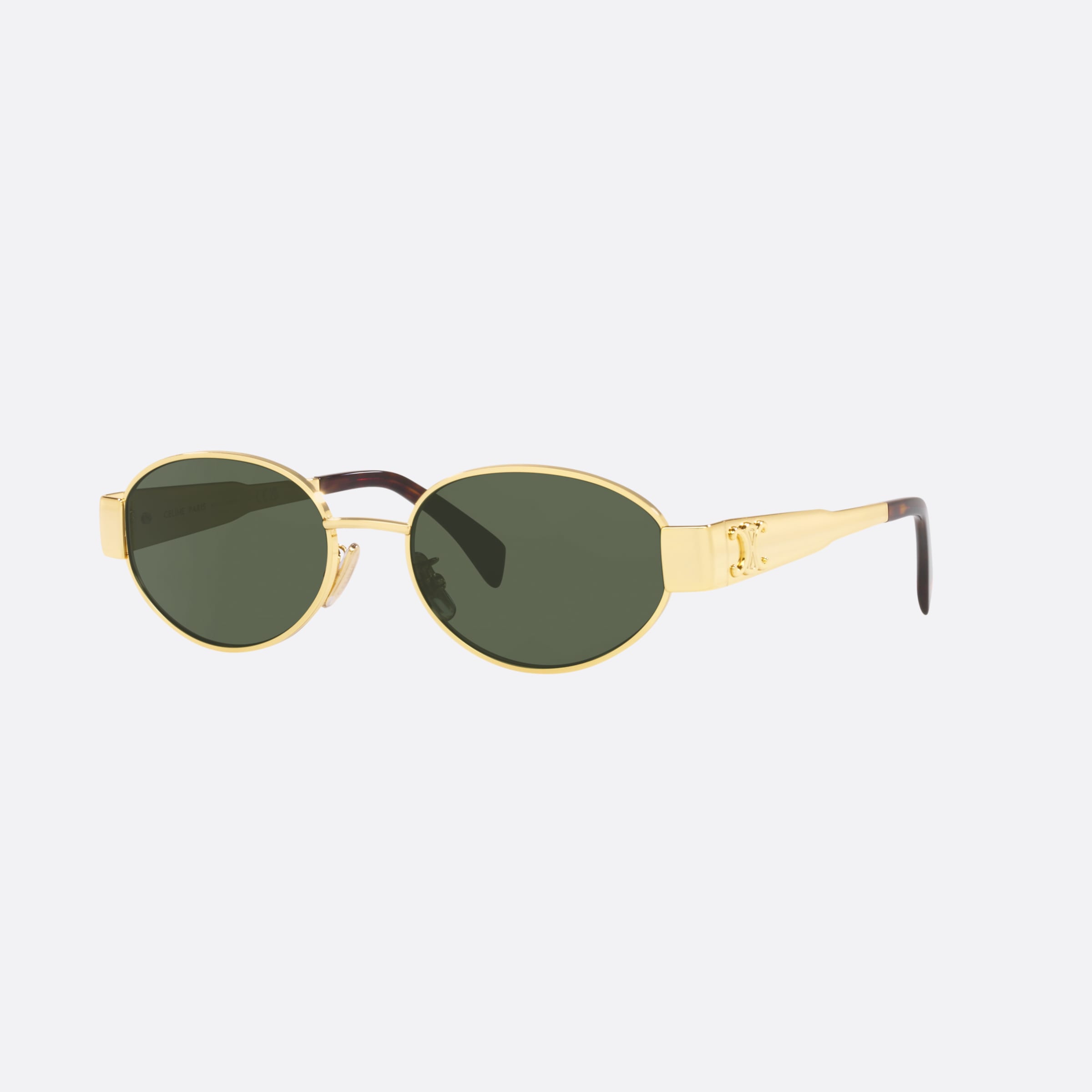 Celine 54mm Cl40235u 30n Gold Oval Women Sunglasses - Main View