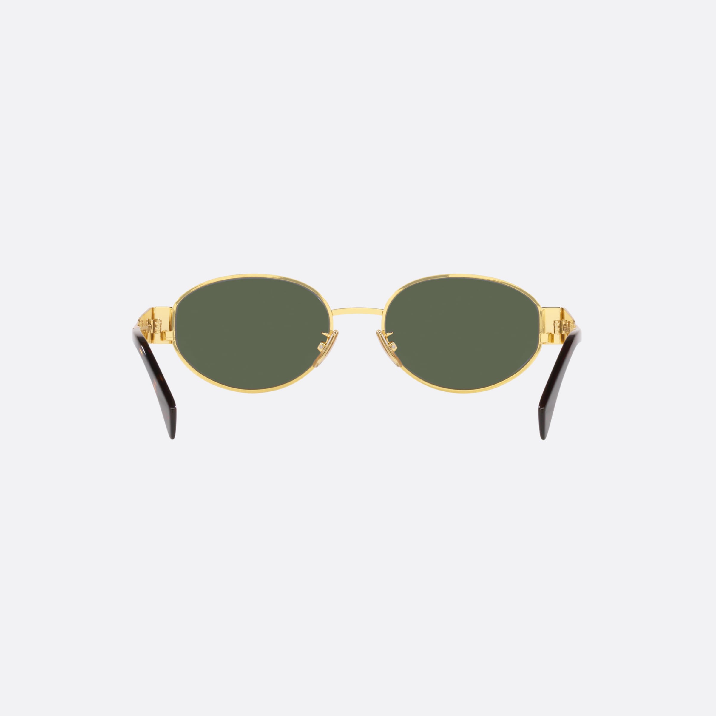 Celine 54mm Cl40235u 30n Gold Oval Women Sunglasses - Side View