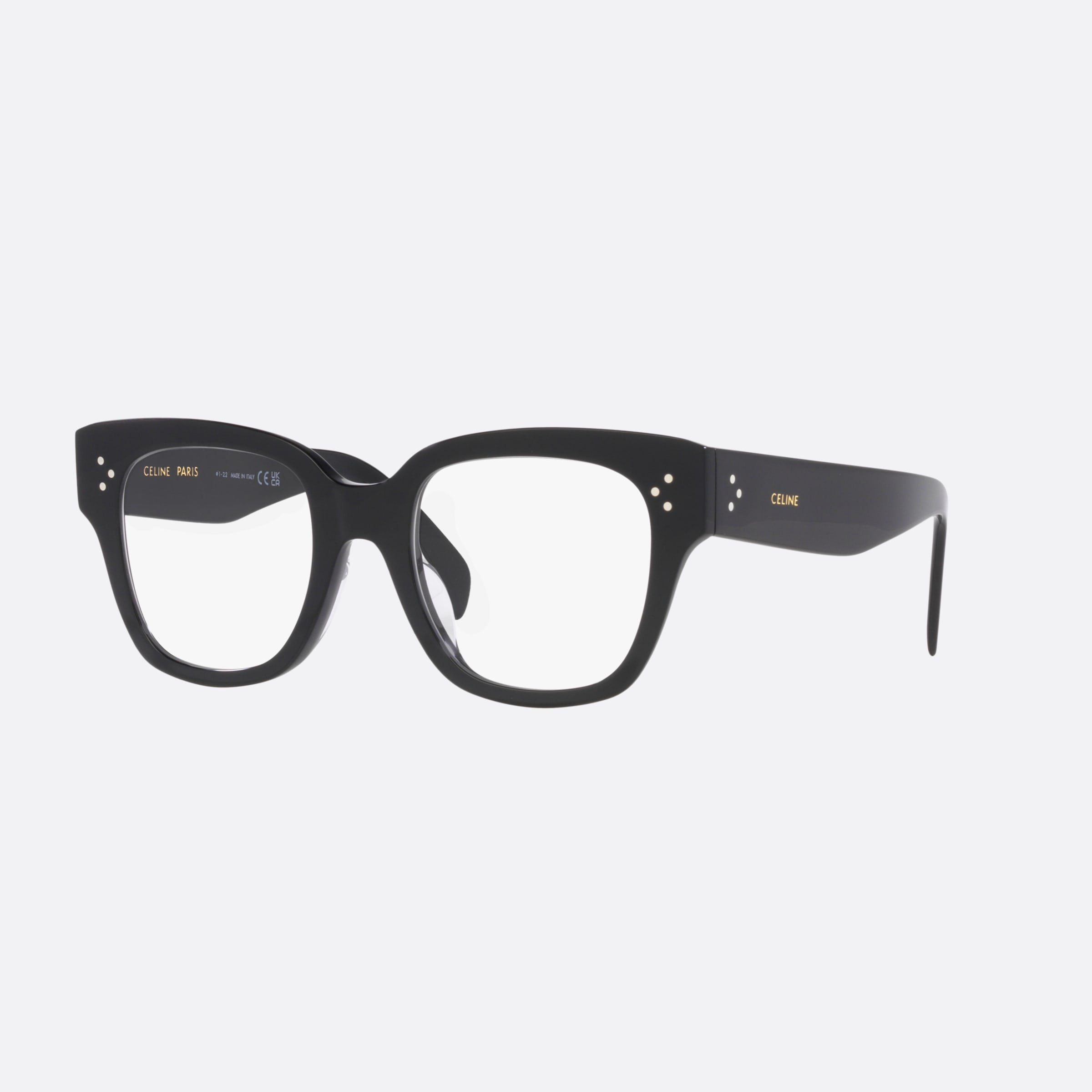 Celine 52mm Cl50110u Black Rectangular Women Eyeglasses - Main View