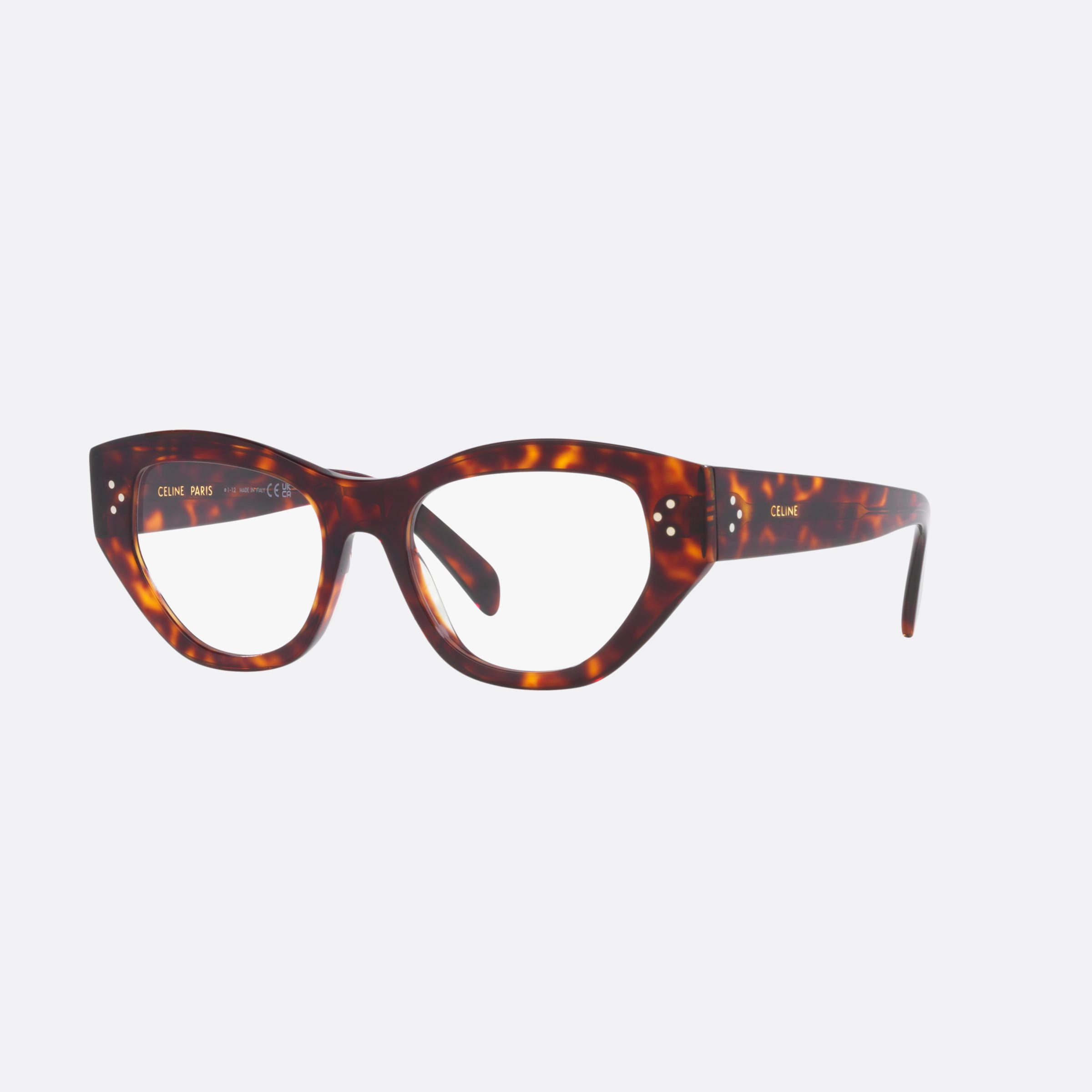 Celine 40mm Cl50111i Tortoise Rectangular Women Eyeglasses - Main View