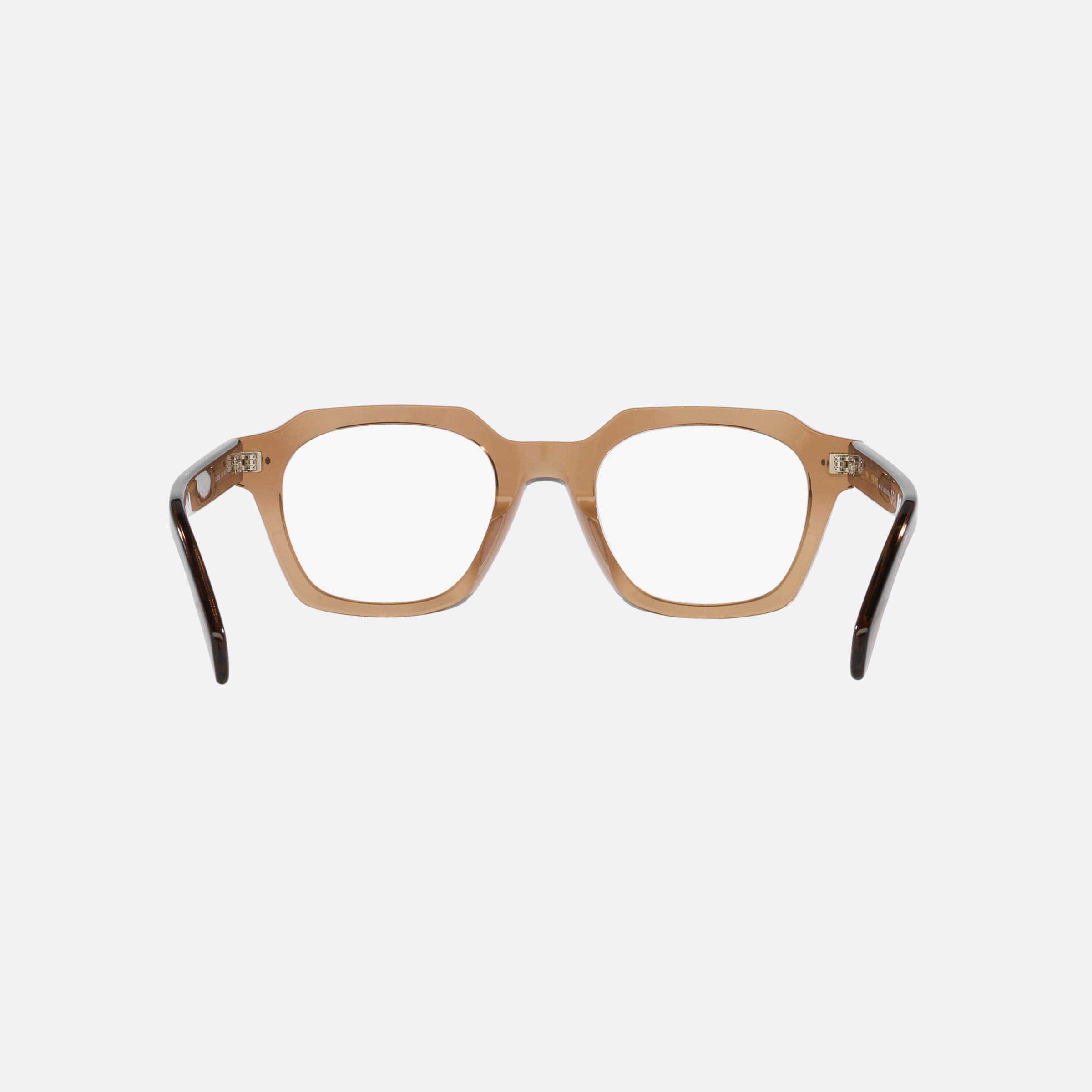 Celine 49mm Cl50128i Brown Irregular Men Eyeglasses - Side View