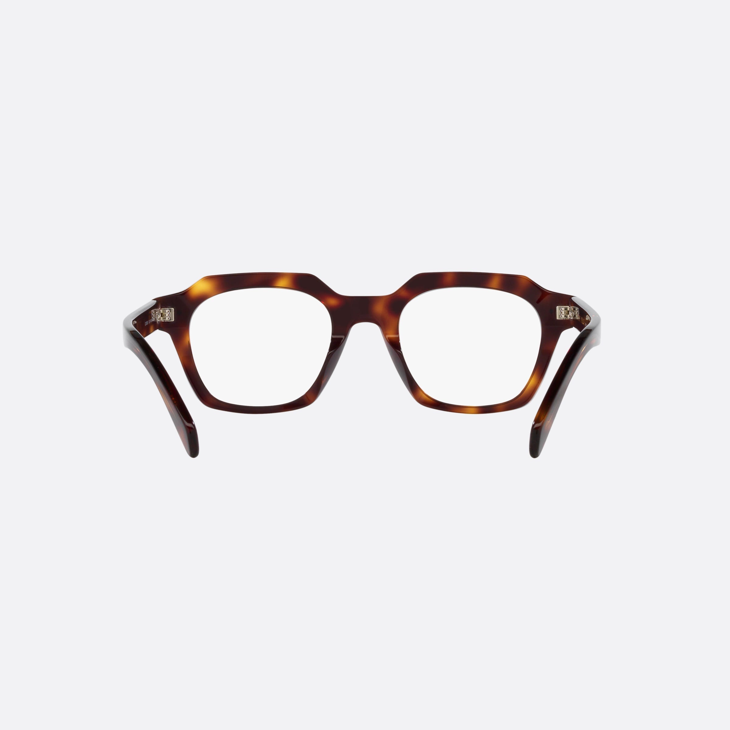 Celine 49mm Cl50128i Tortoise Irregular Men Eyeglasses - Side View