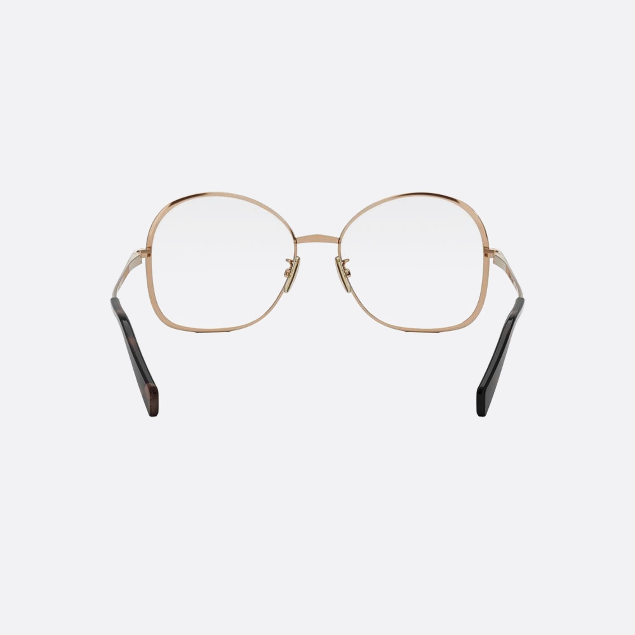 Celine 56mm Metal Gold Geometric Women Eyeglasses - Additional Angle