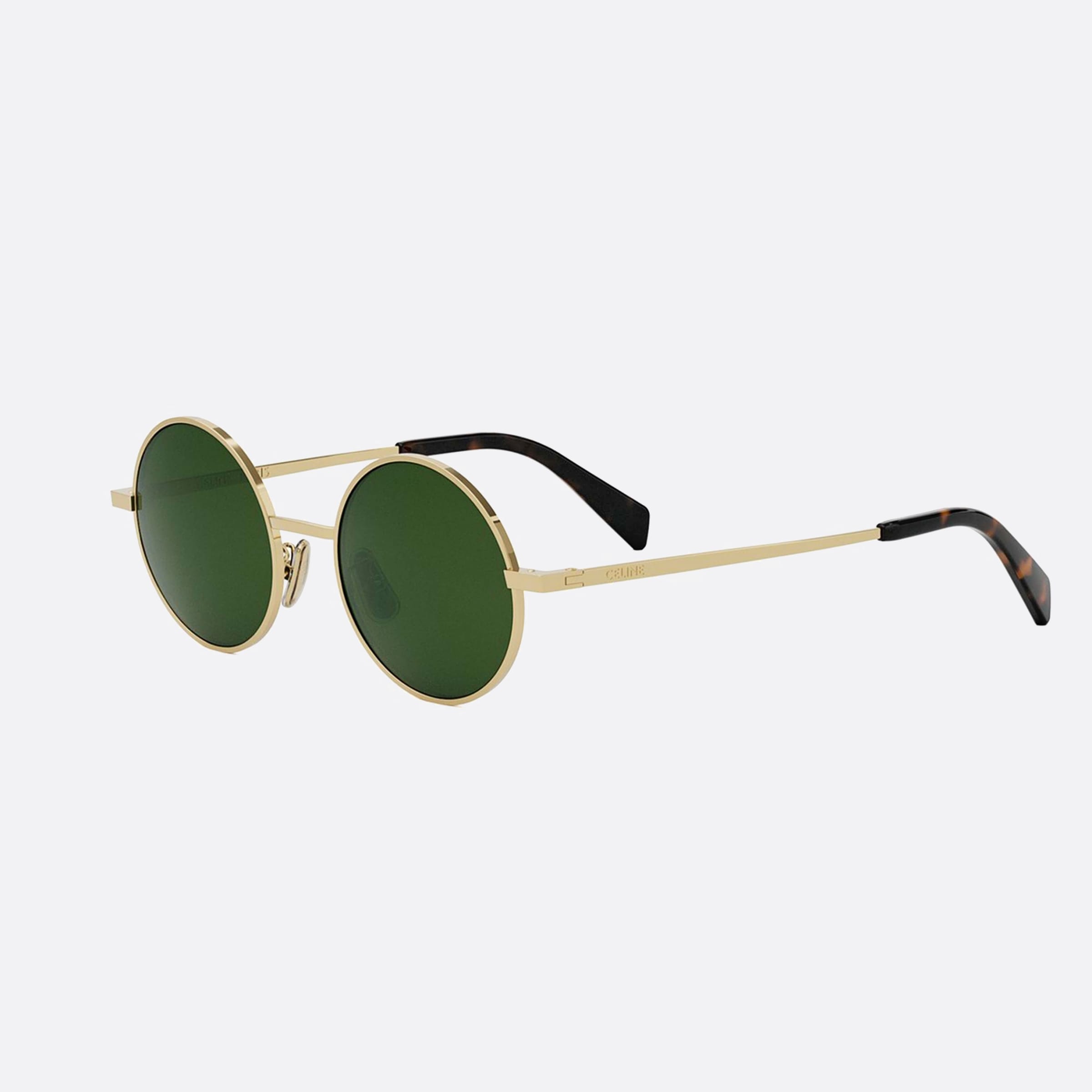 Celine 47mm Metal Cl40306u 30n Gold Round Men Sunglasses - Main View