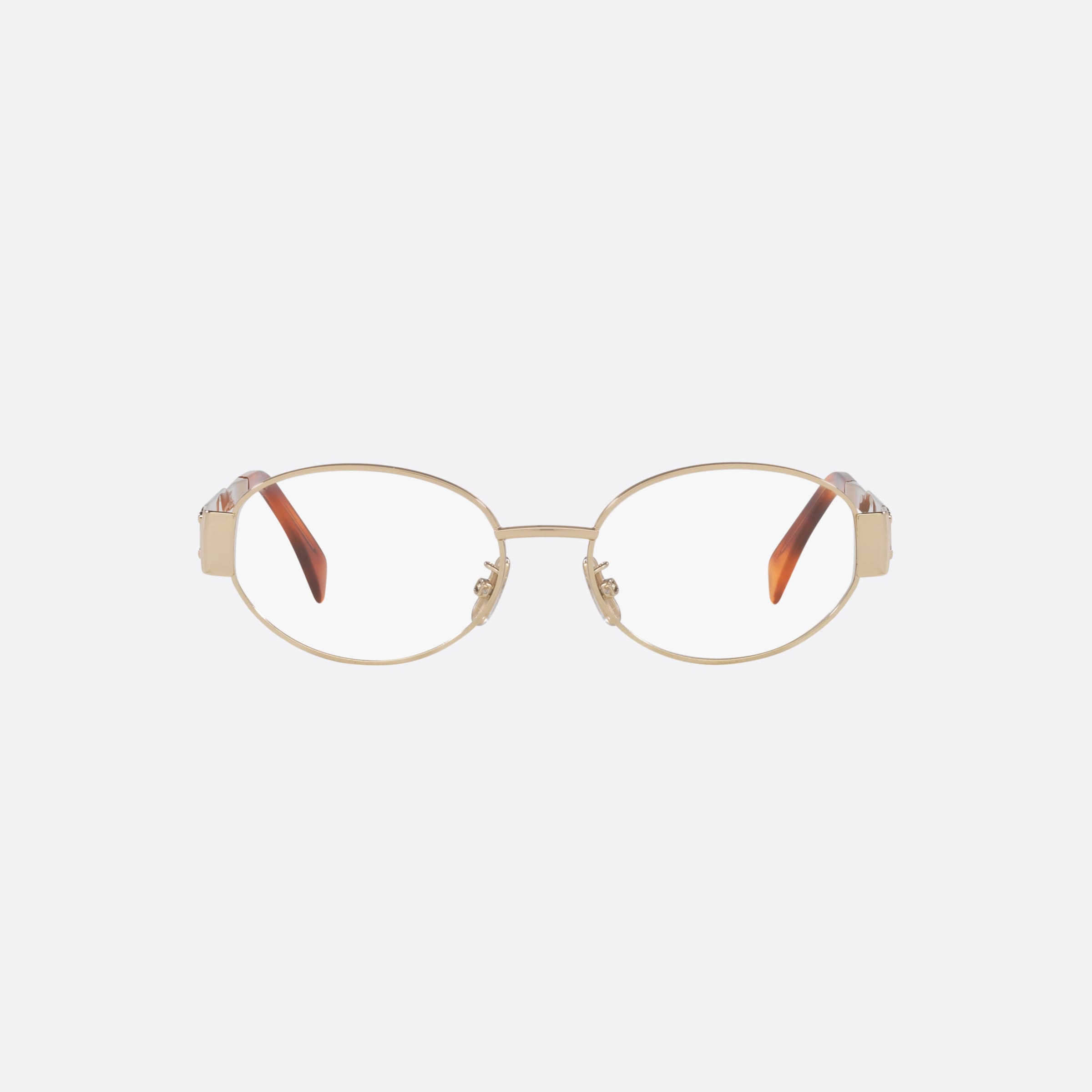 Celine 46mm Metal Triomphe Cl50140u Gold Oval Women Eyeglasses - Lifestyle Shot