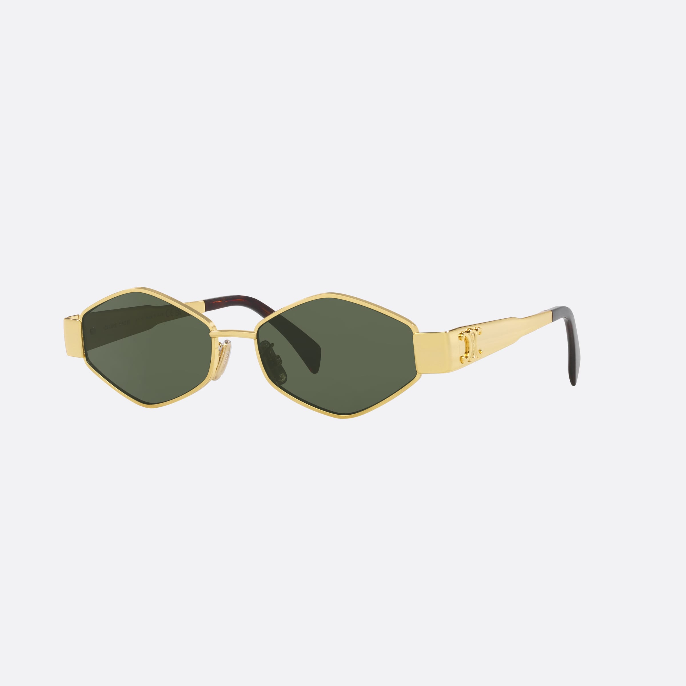 Celine 54mm Metaltriomphe 30n Gold Irregular Women Sunglasses - Main View