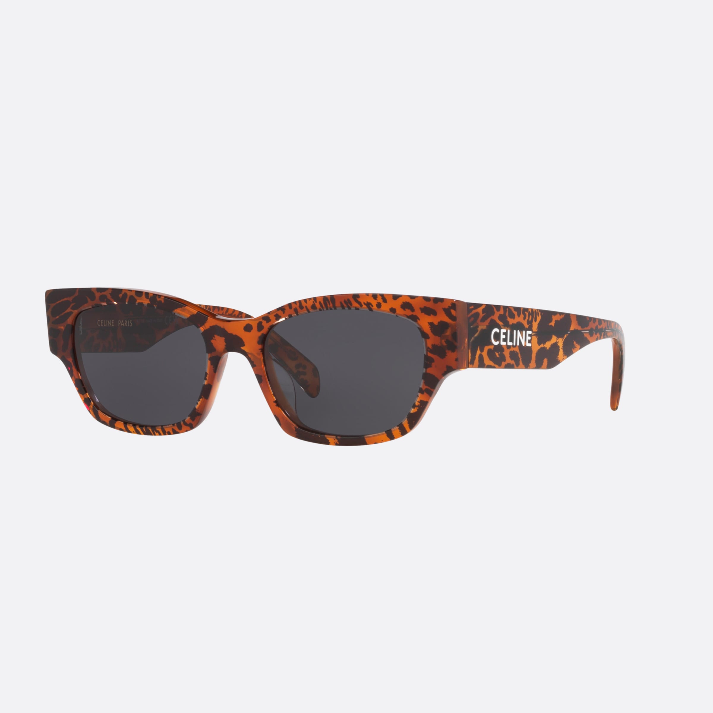 Celine 60mm Monochroms Cl40197u White Cat Eye Unisex Sunglasses - Main View