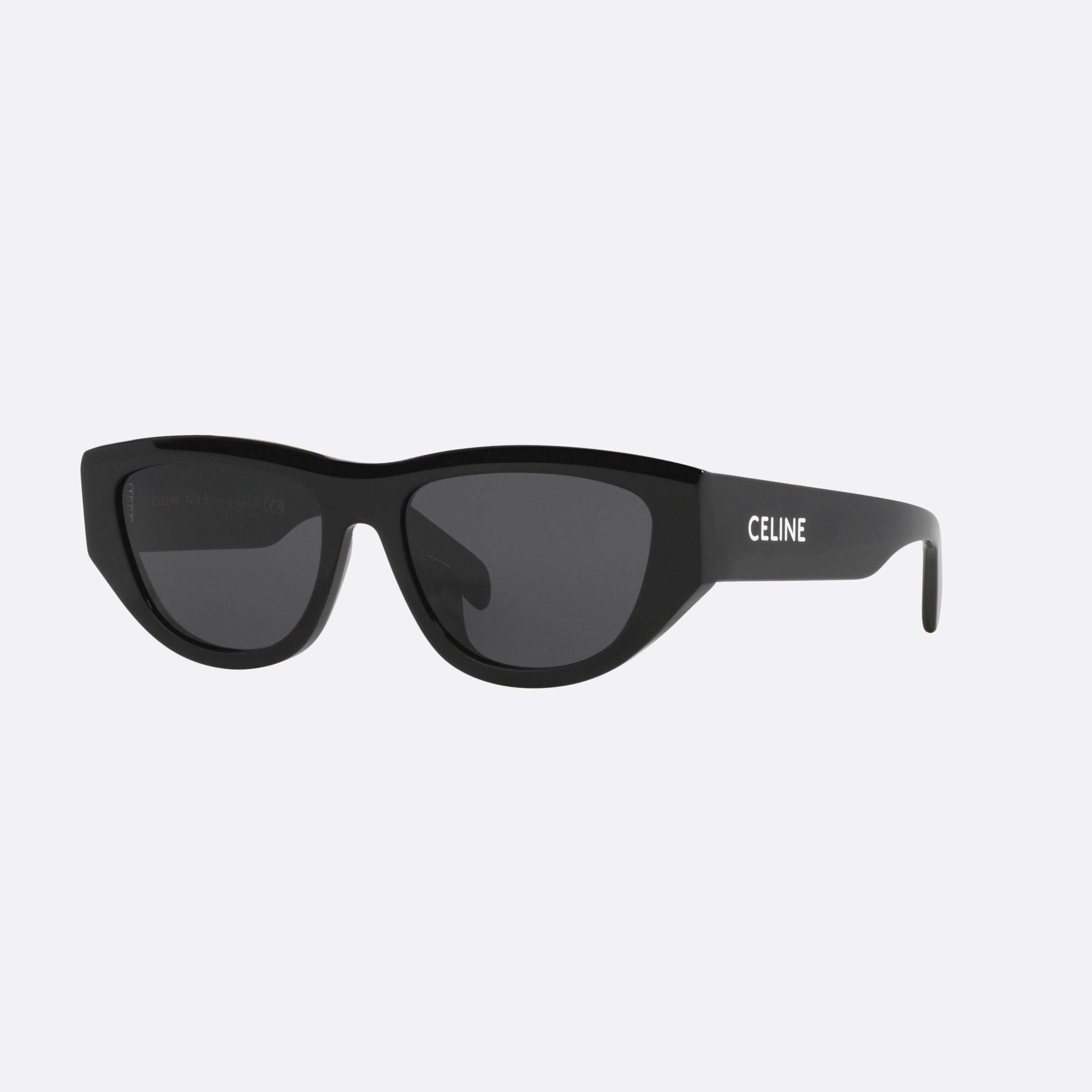 Celine 55mm Monochroms Cl40278u Black Cat Eye Women Sunglasses - Main View