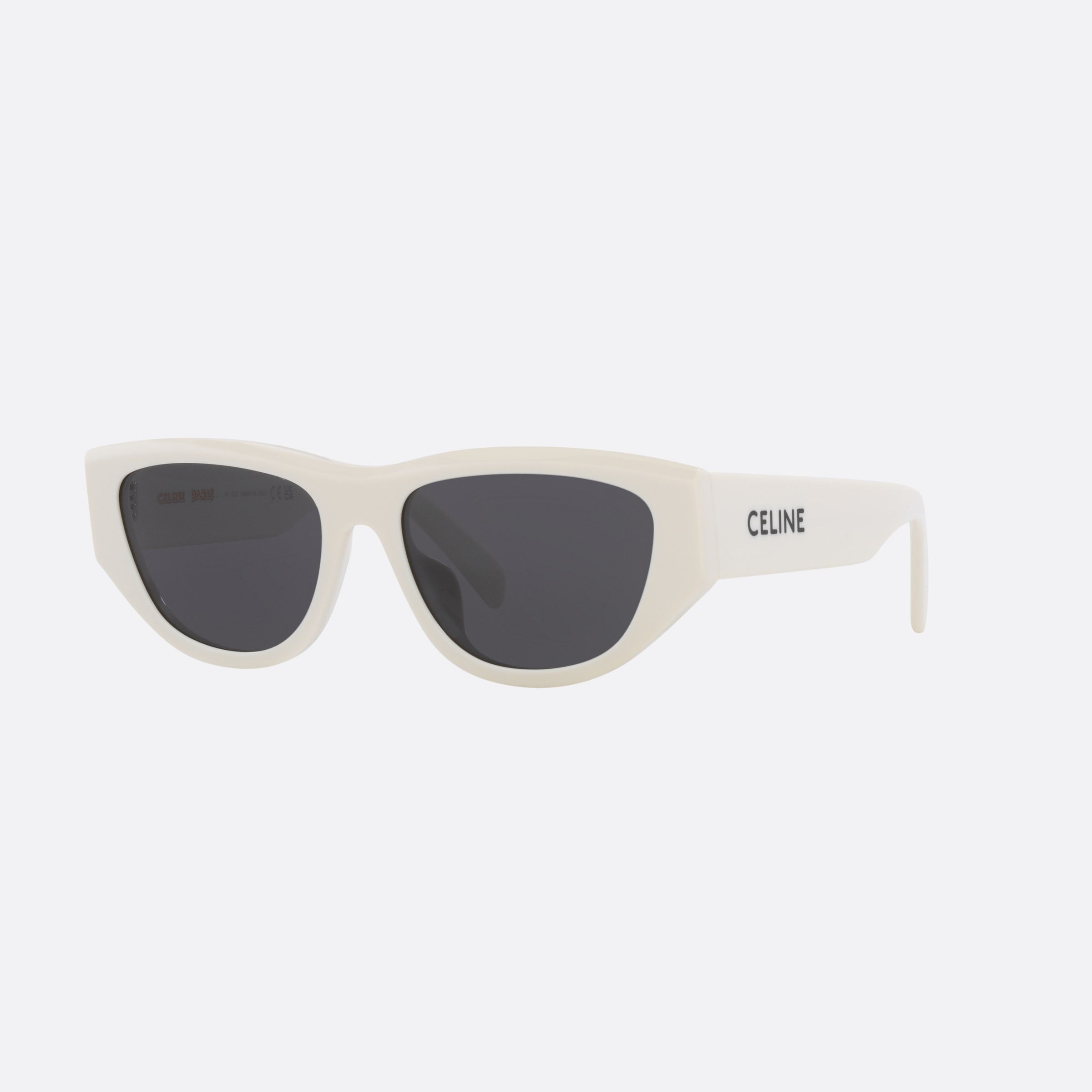 Celine 55mm Monochroms Cl40278u Beige Cat Eye Women Sunglasses - Main View