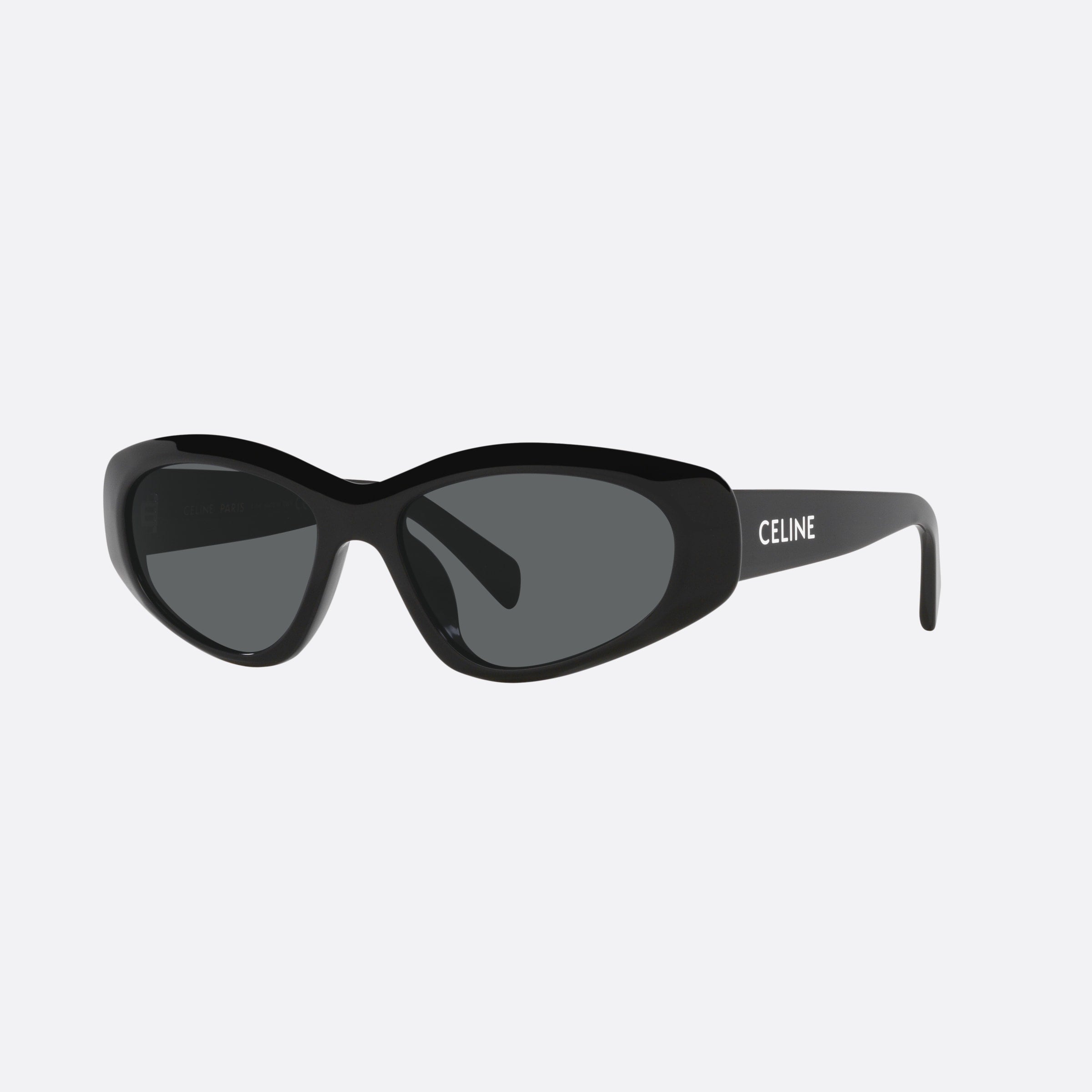 Celine 57mm Monochroms Cl40279u Black Irregular Men Sunglasses - Main View