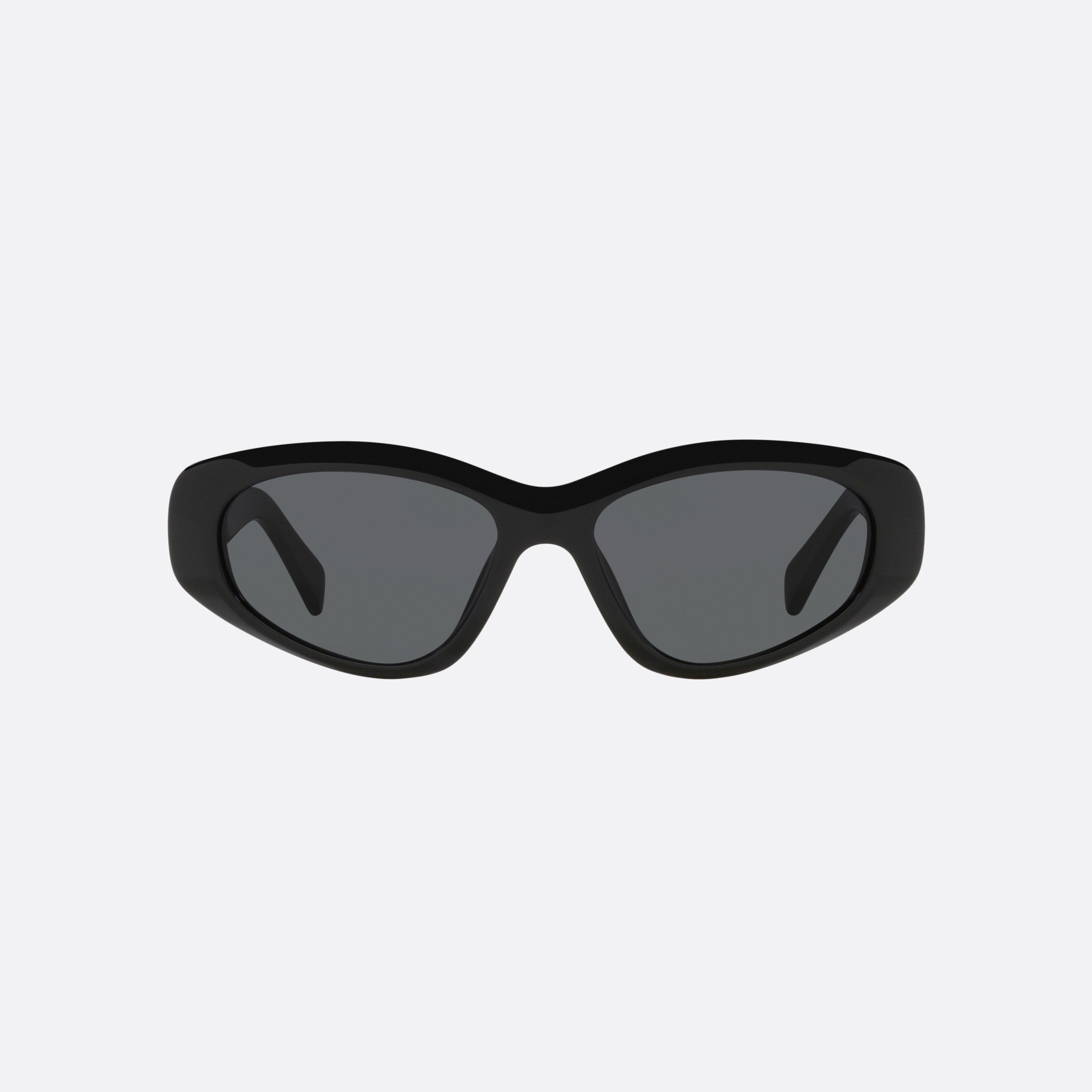 Celine 57mm Monochroms Cl40279u Black Irregular Men Sunglasses - Side View