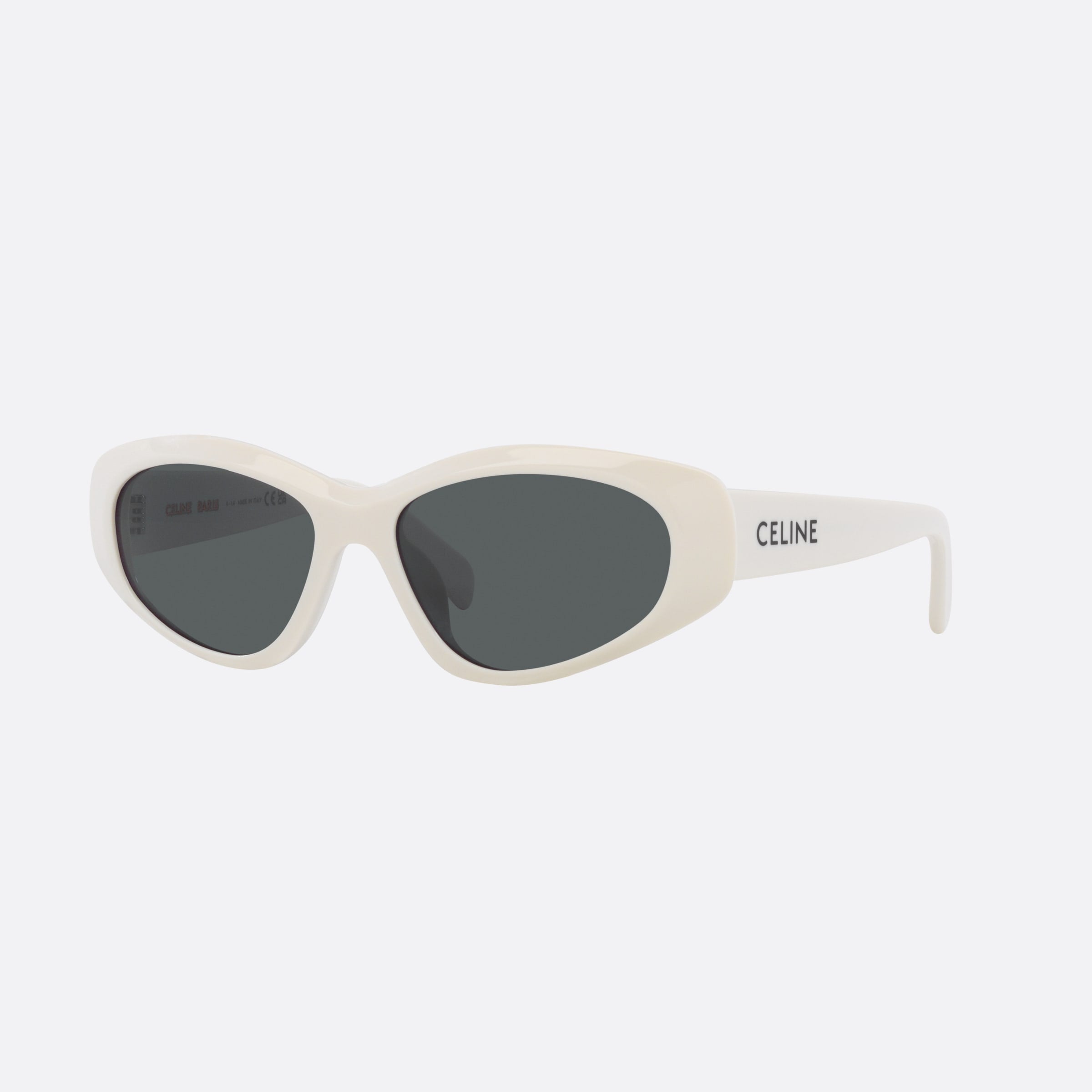Celine 57mm Monochroms Cl40279u Beige Irregular Men Sunglasses - Main View