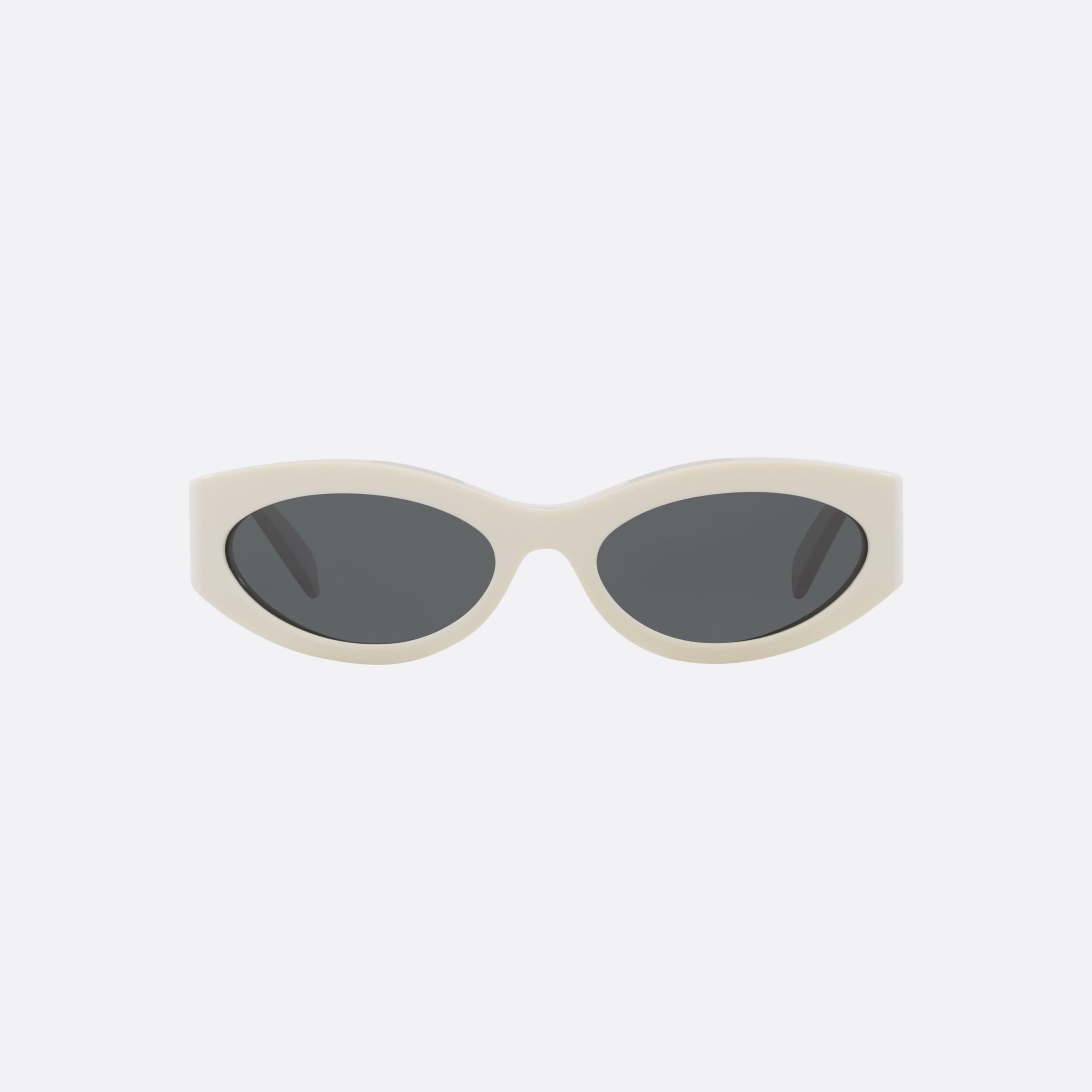Celine 56mm Monochroms Cl40288i Beige Irregular Women Sunglasses - Side View