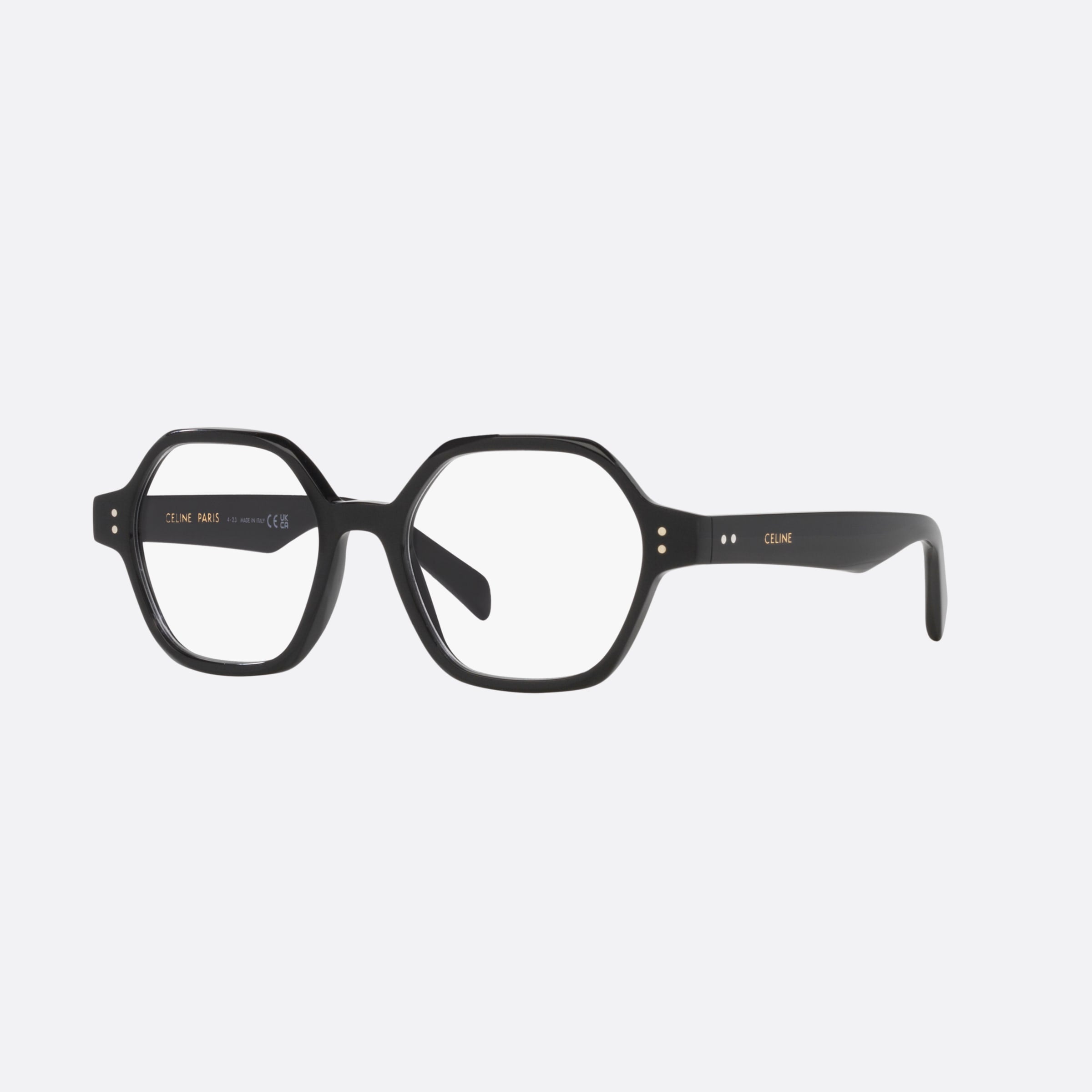 Celine 49mm Thin Dots Cl50142i Black Irregular Women Eyeglasses - Main View