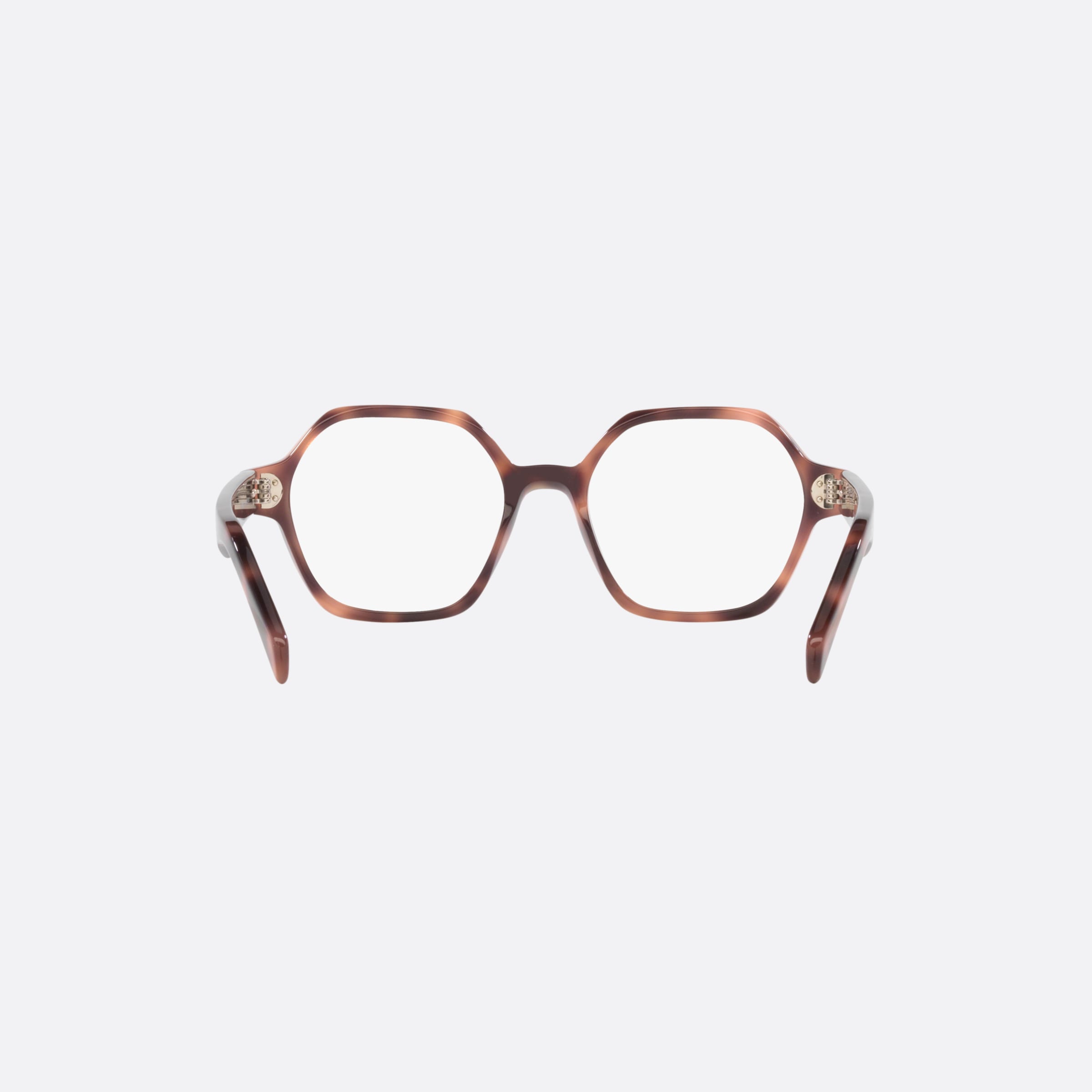 Celine 49mm Thin Dots Cl50142i Tortoise Irregular Women Eyeglasses - Side View