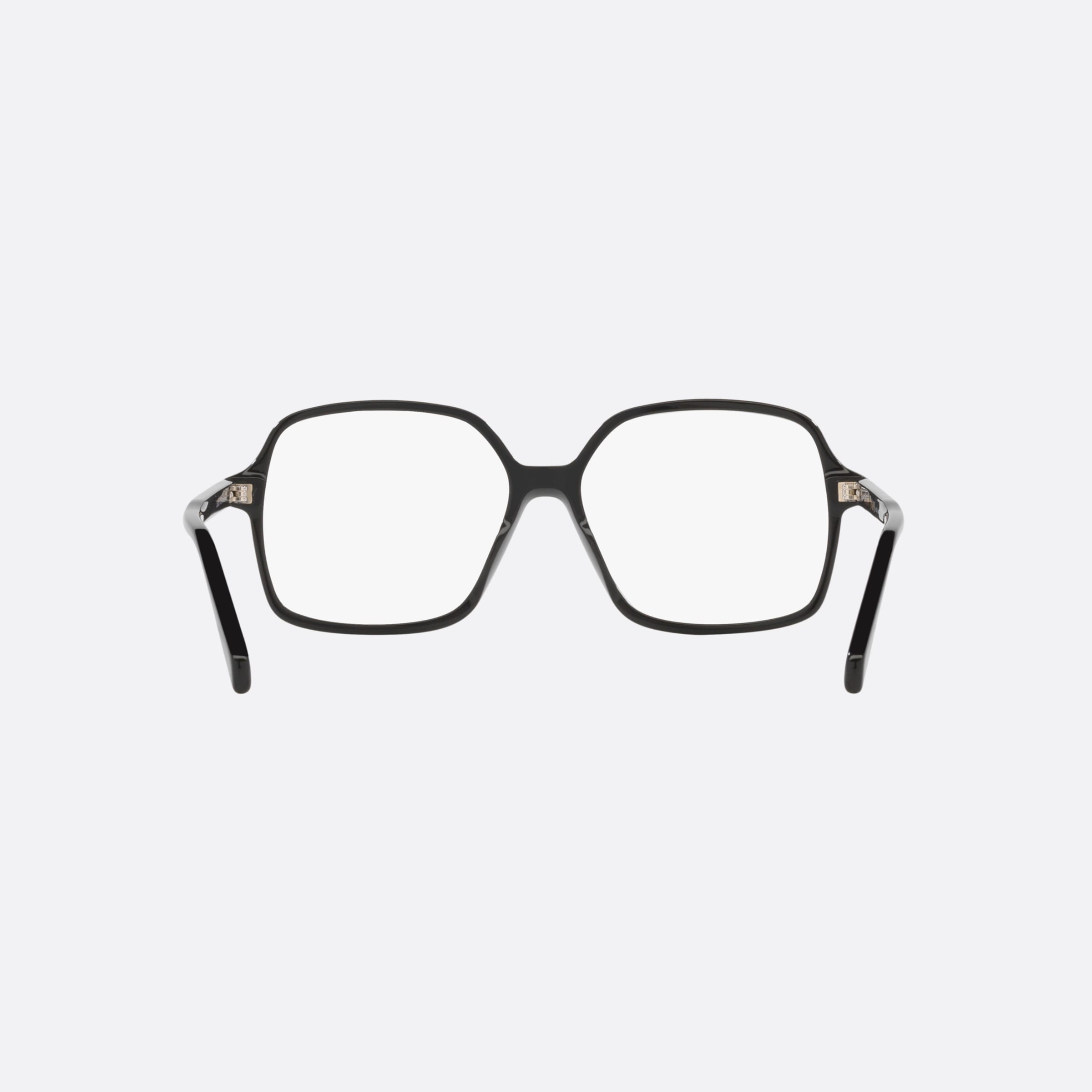 Celine 54mm Thin Cl50126i Black Irregular Women Eyeglasses - Side View