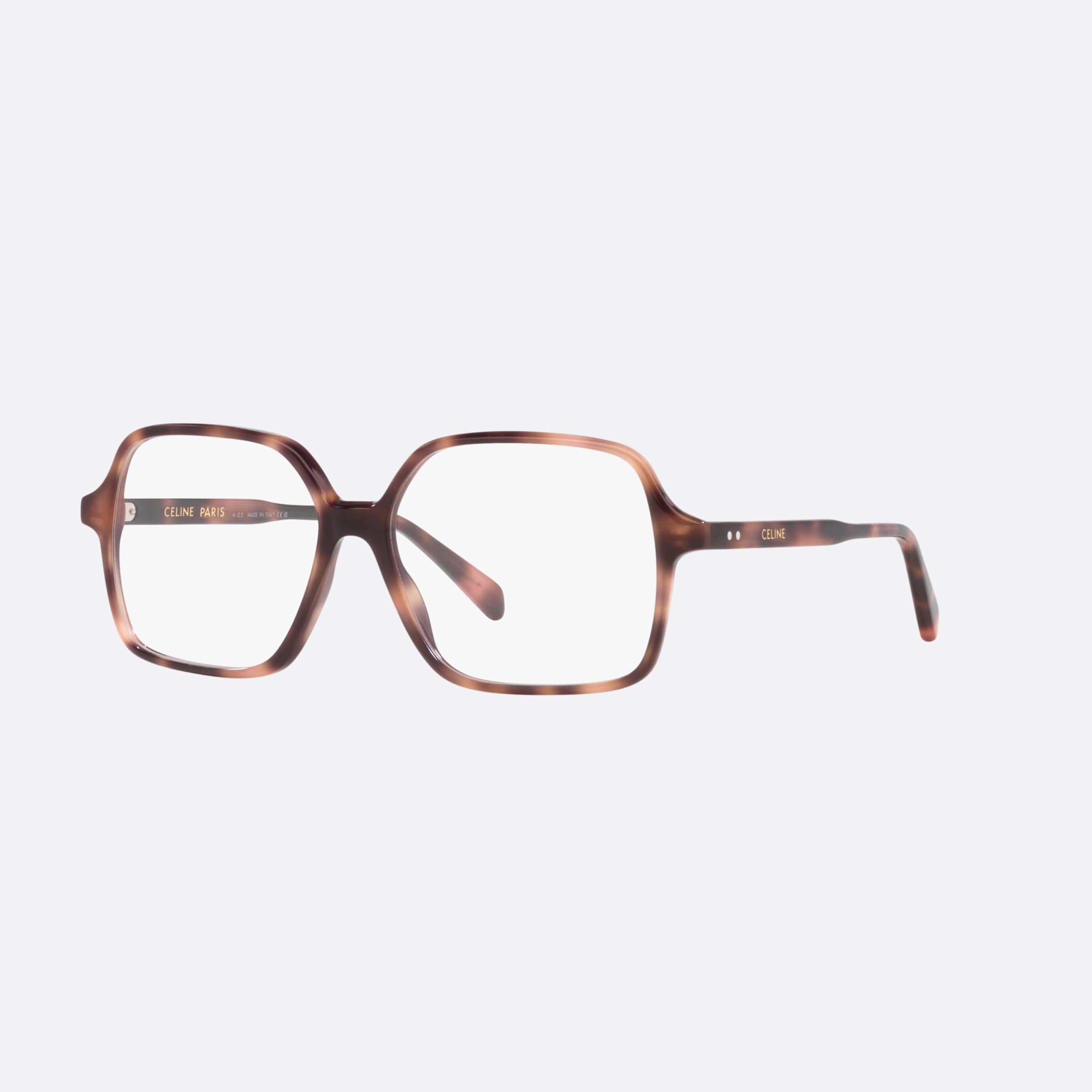 Celine 54mm Thin Cl50126i Tortoise Irregular Women Eyeglasses - Main View