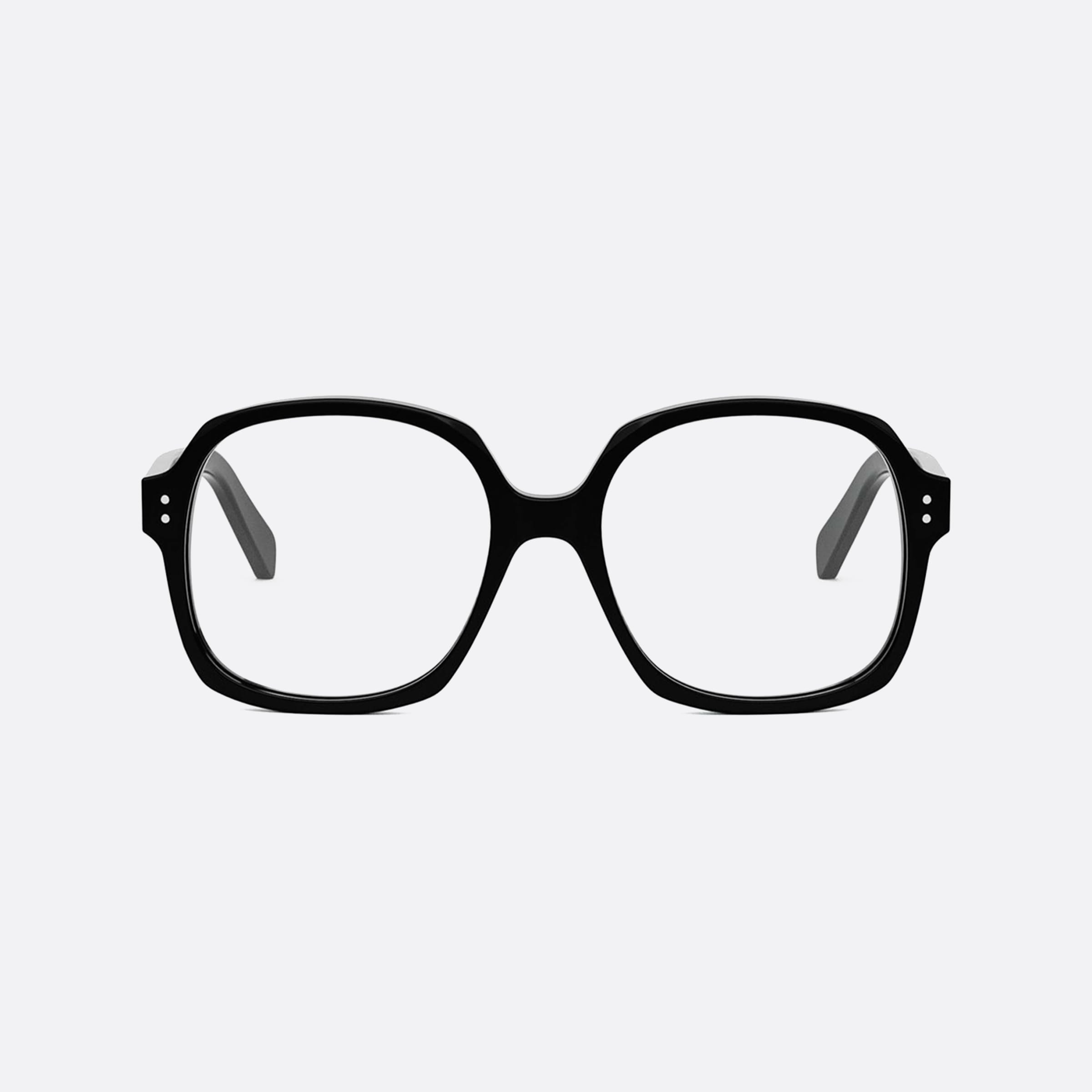 Celine 56mm Thin Cl50151i Black Women Eyeglasses - Side View