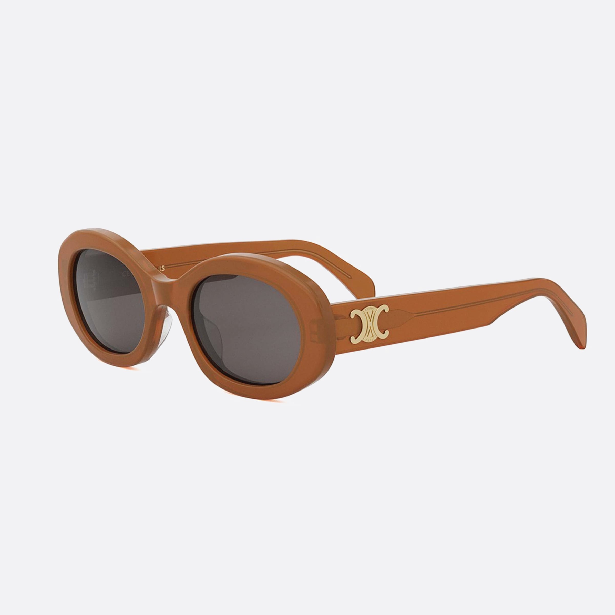 Celine 52mm Triomphe Cl40194u 45a Brown Unisex Sunglasses - Main View