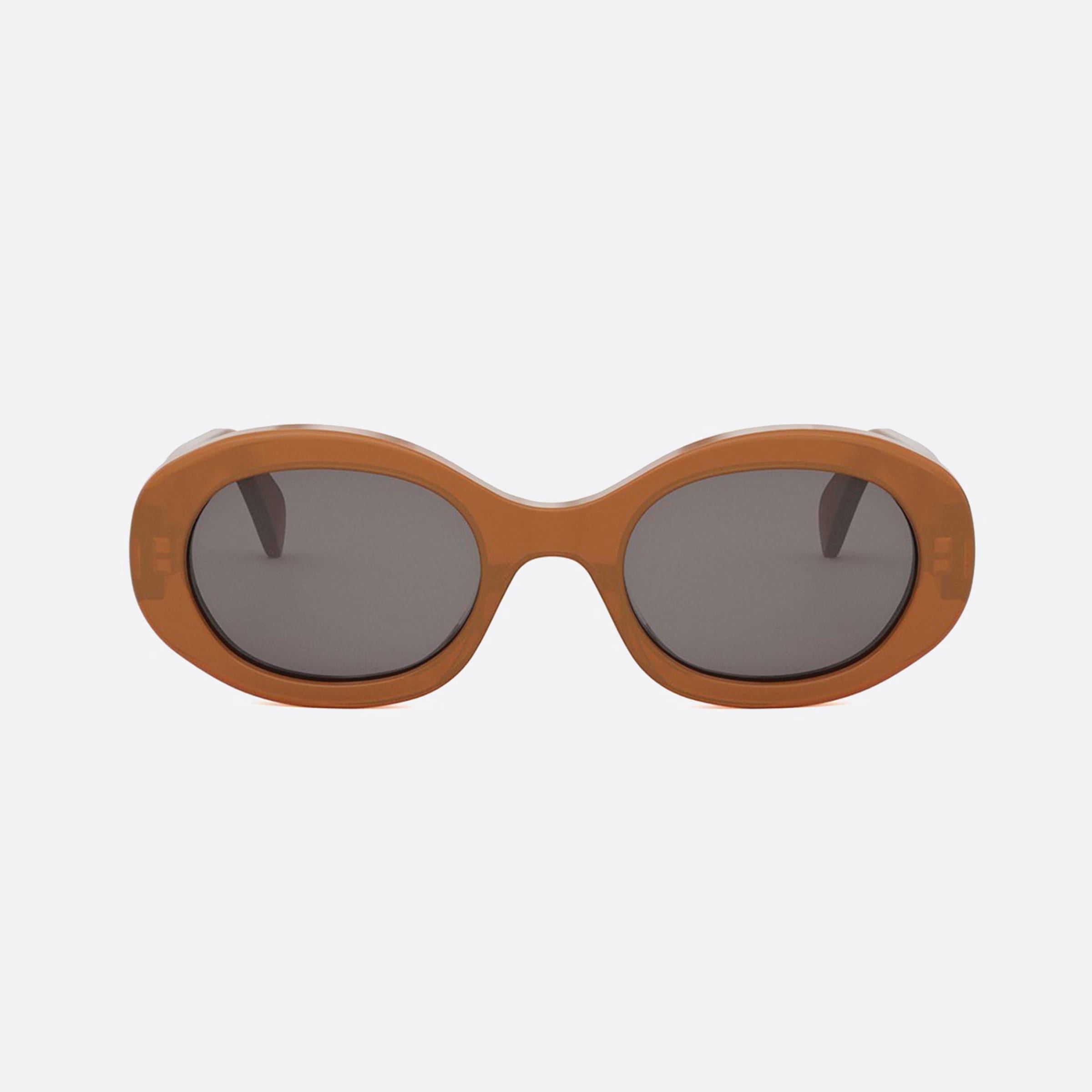 Celine 52mm Triomphe Cl40194u 45a Brown Unisex Sunglasses - Side View