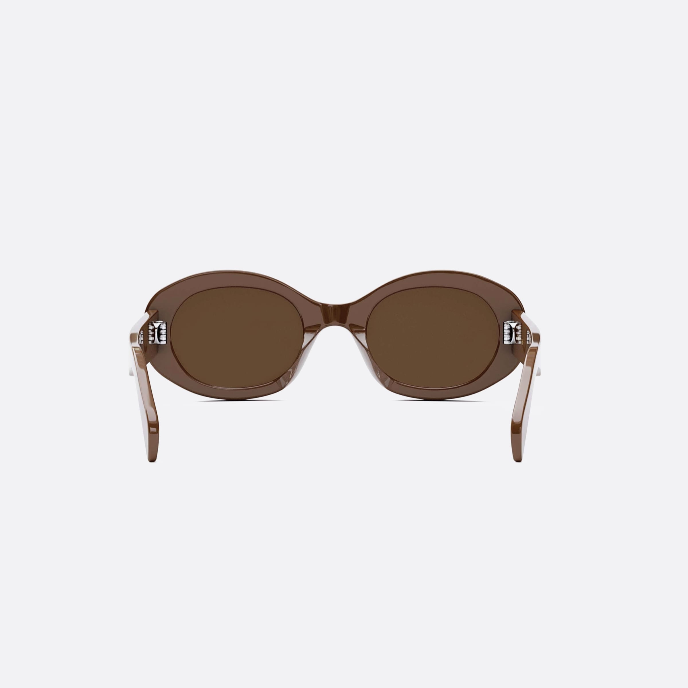 Celine 52mm Triomphe Cl40194u 45e Brown Unisex Sunglasses - Additional Angle