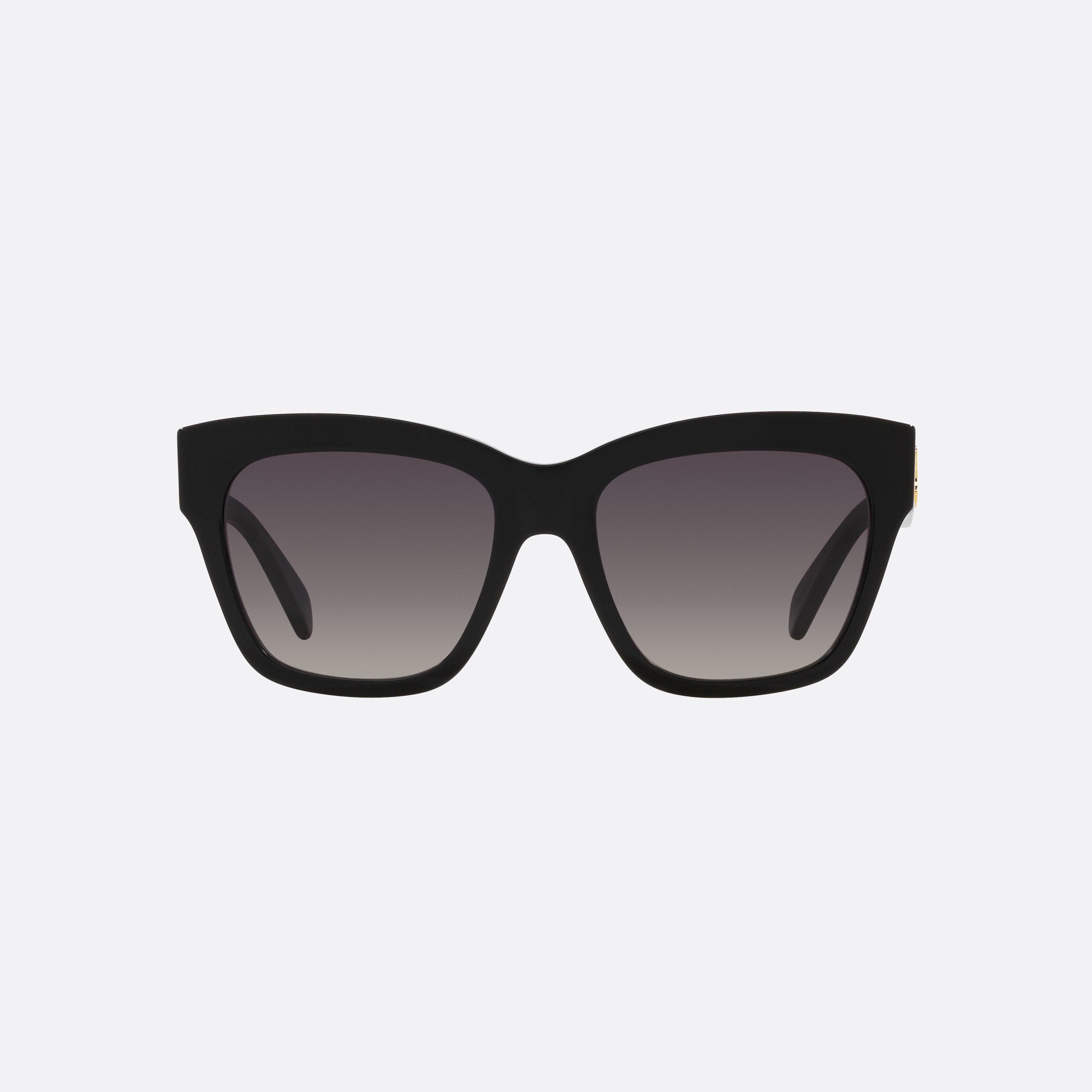 Celine 55mm Triomphe 01f Black Irregular Women Sunglasses - Side View