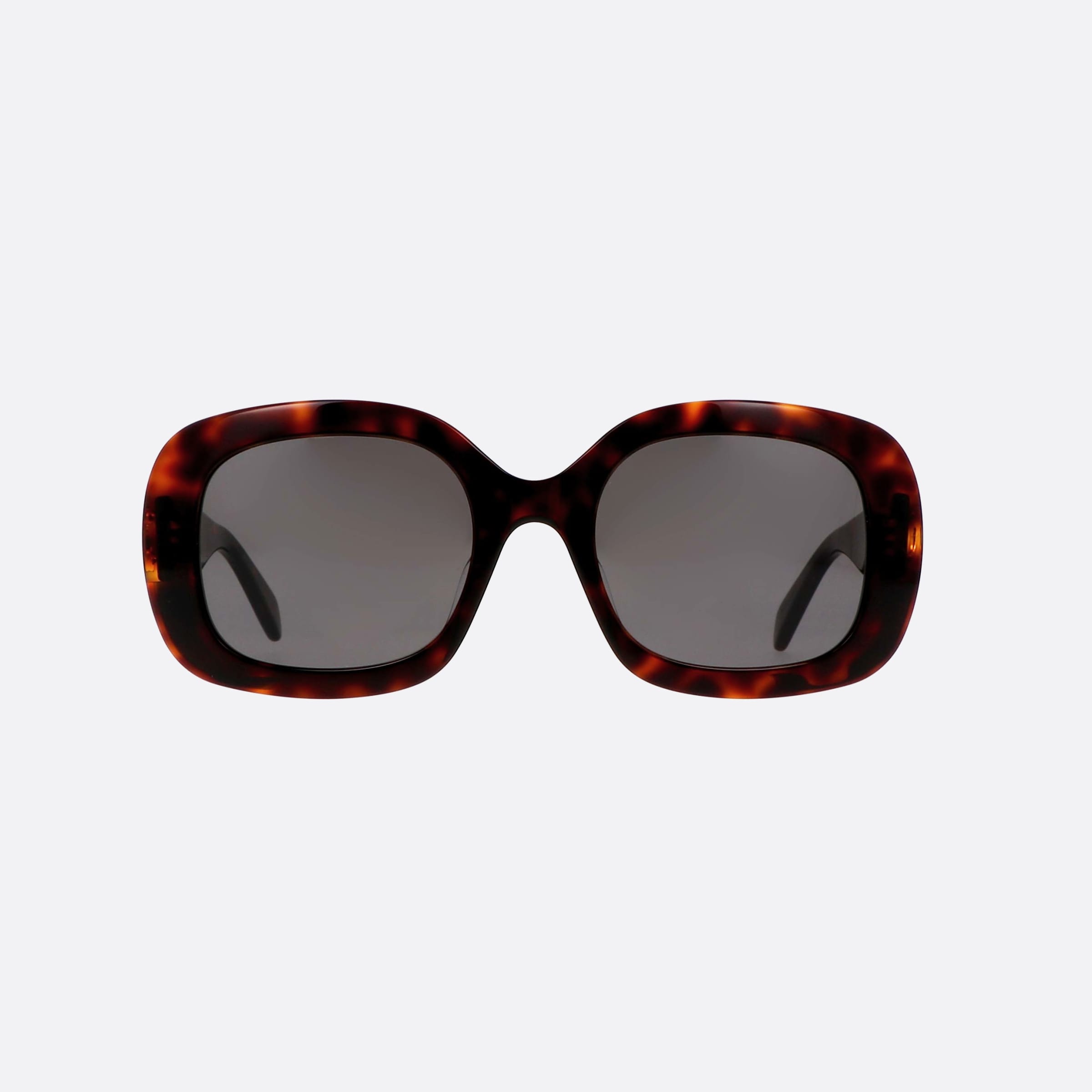 Celine 53mm Triomphe Cl40262u 52a Tortoise Unisex Sunglasses - Side View
