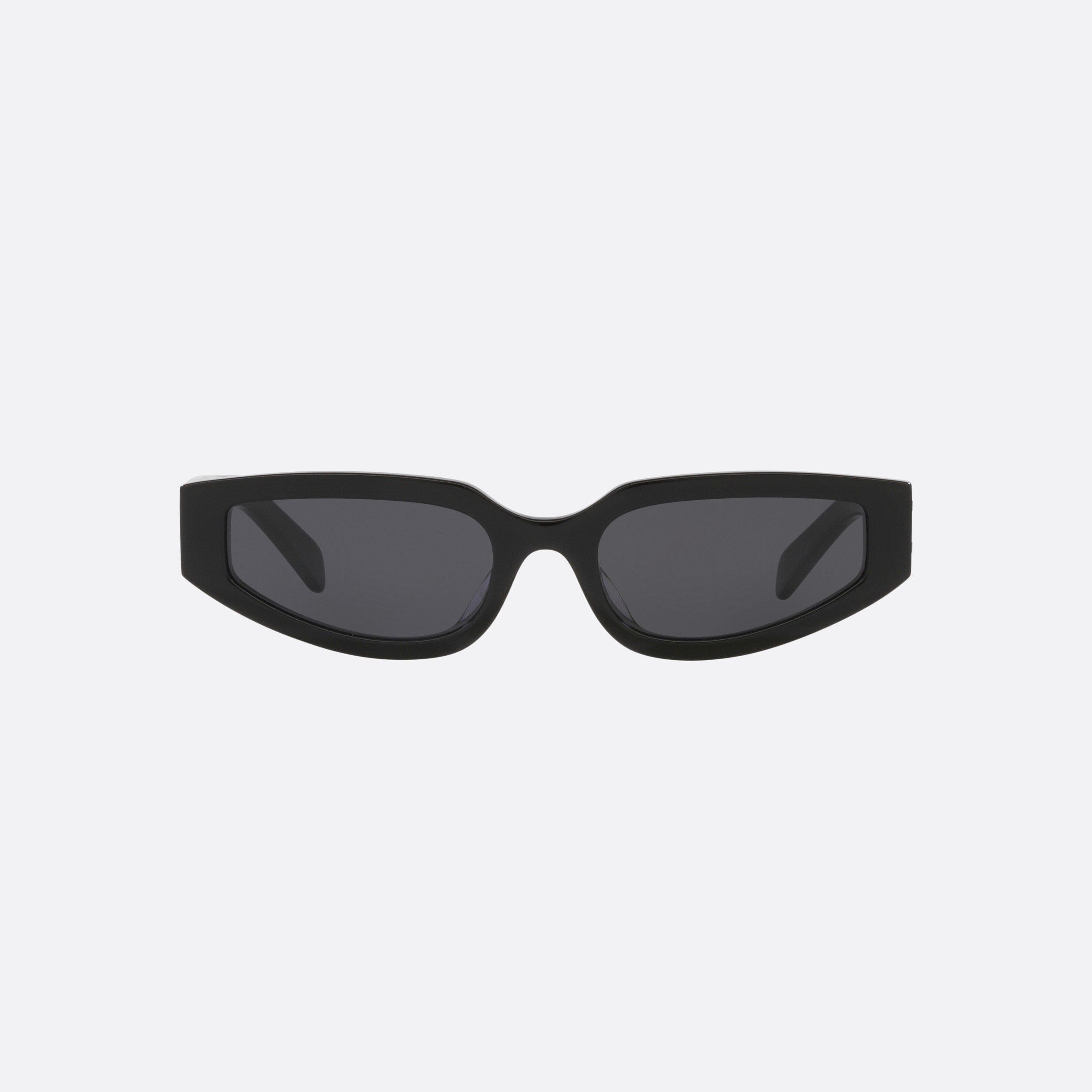 Celine 54mm Triomphe Cl40269u Black Rectangle Women Sunglasses - Side View
