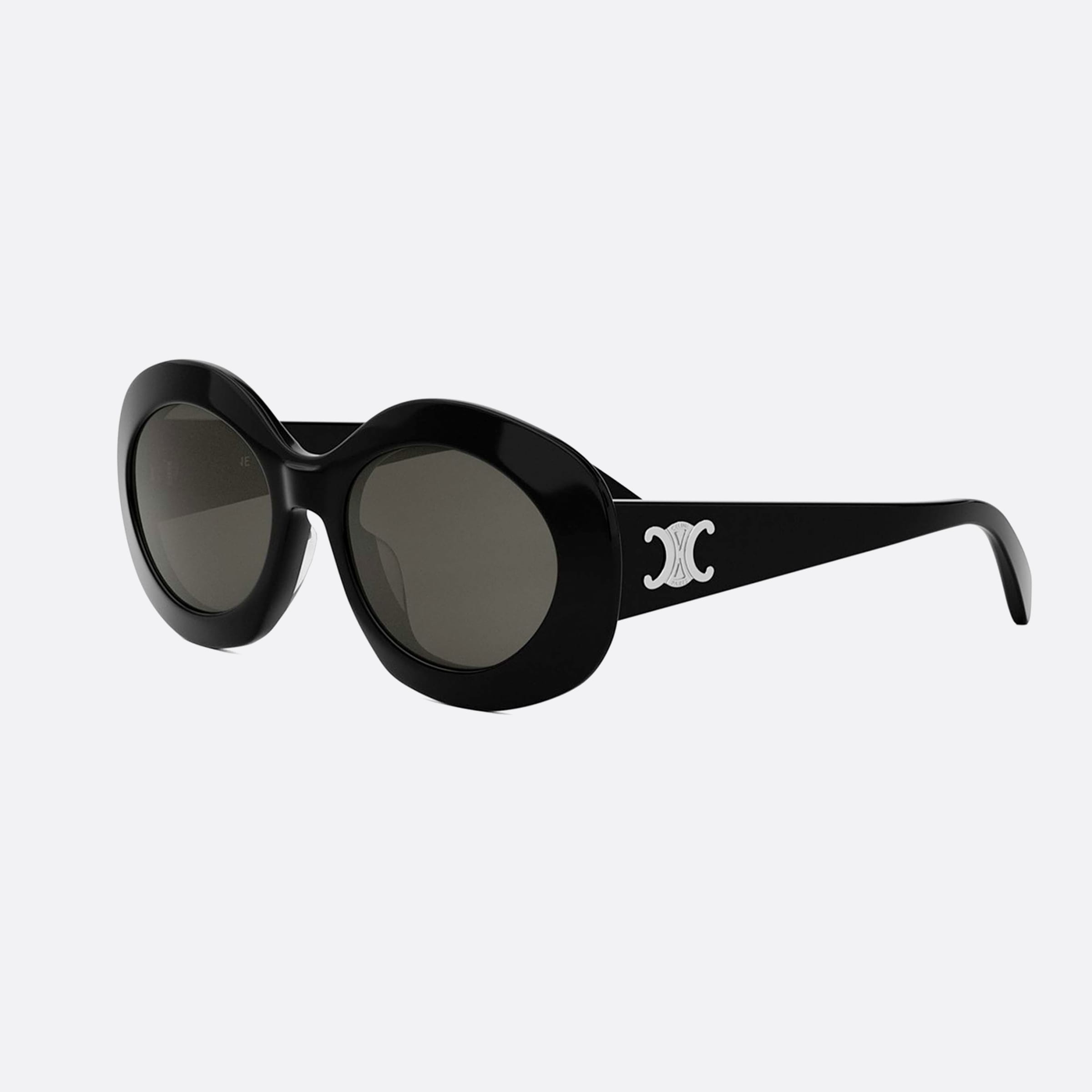Celine 54mm Triomphe Cl40292u 01a Black Round Women Sunglasses - Main View