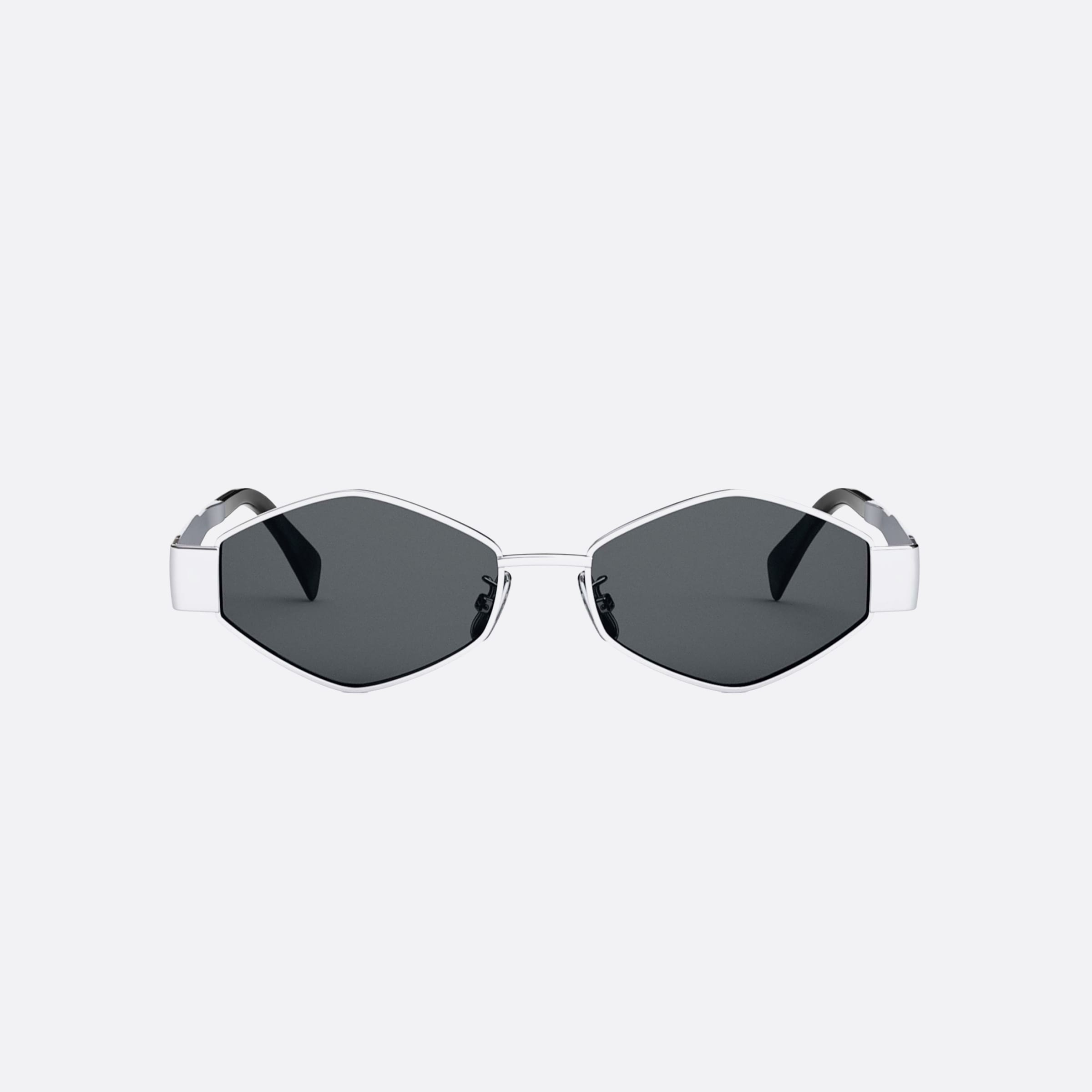 Celine 54mm Triomphe Metal Cl40254u 16a Grey Geometric Women Sunglasses - Side View