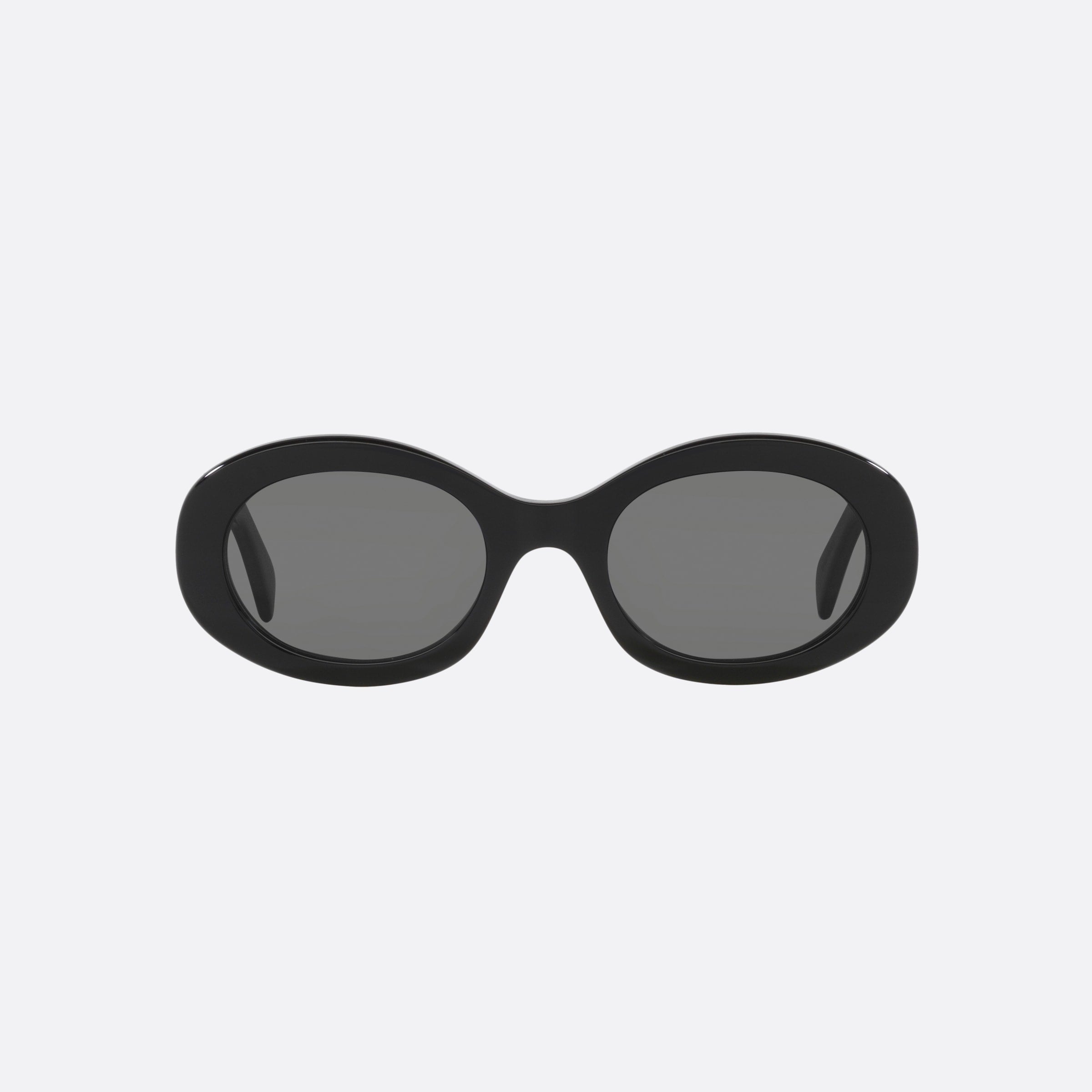 Celine 52mm Triompheu 05a Black Oval Women Sunglasses - Side View