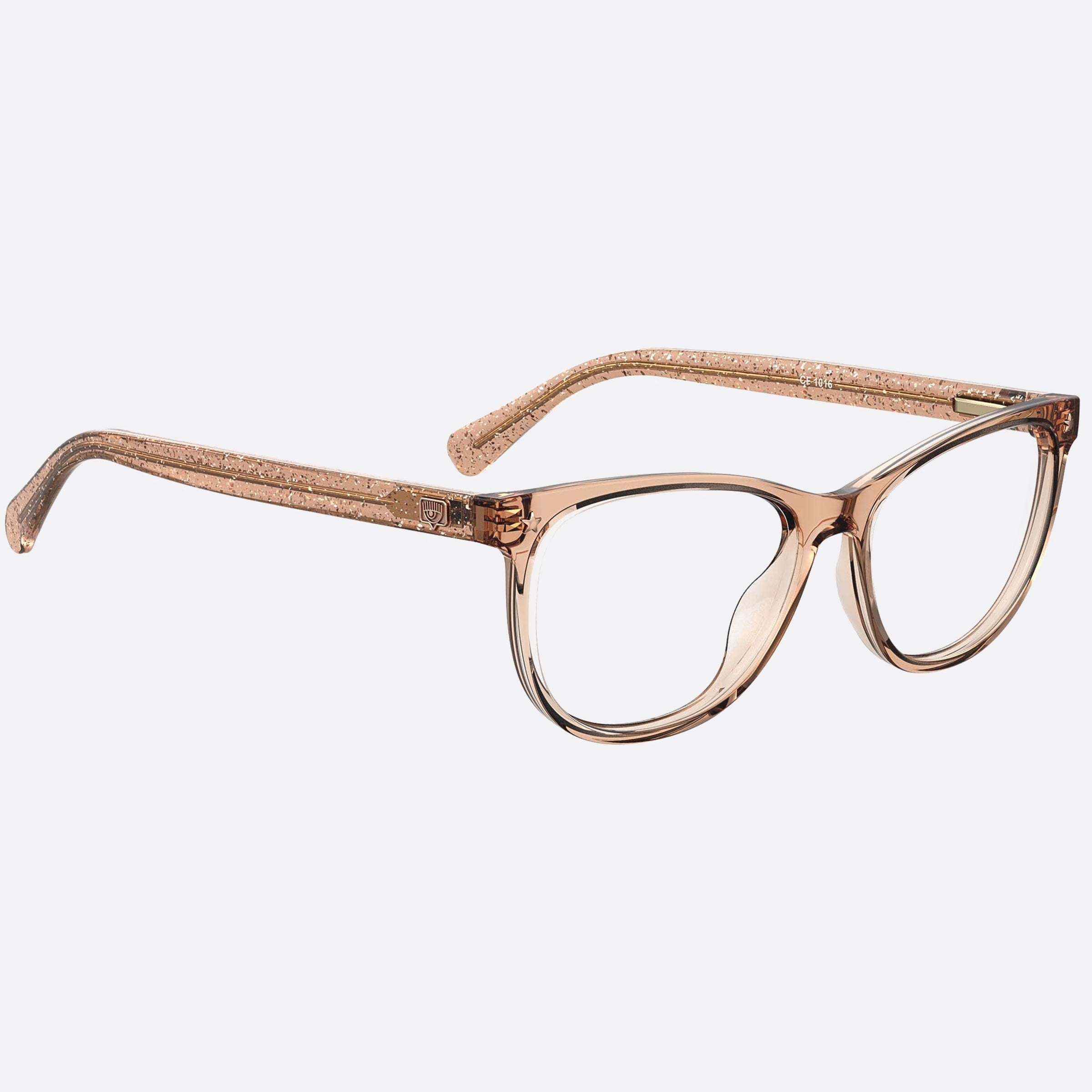 Chiara 53mm Ferragni Pink Squared Women Eyeglasses - Detail View