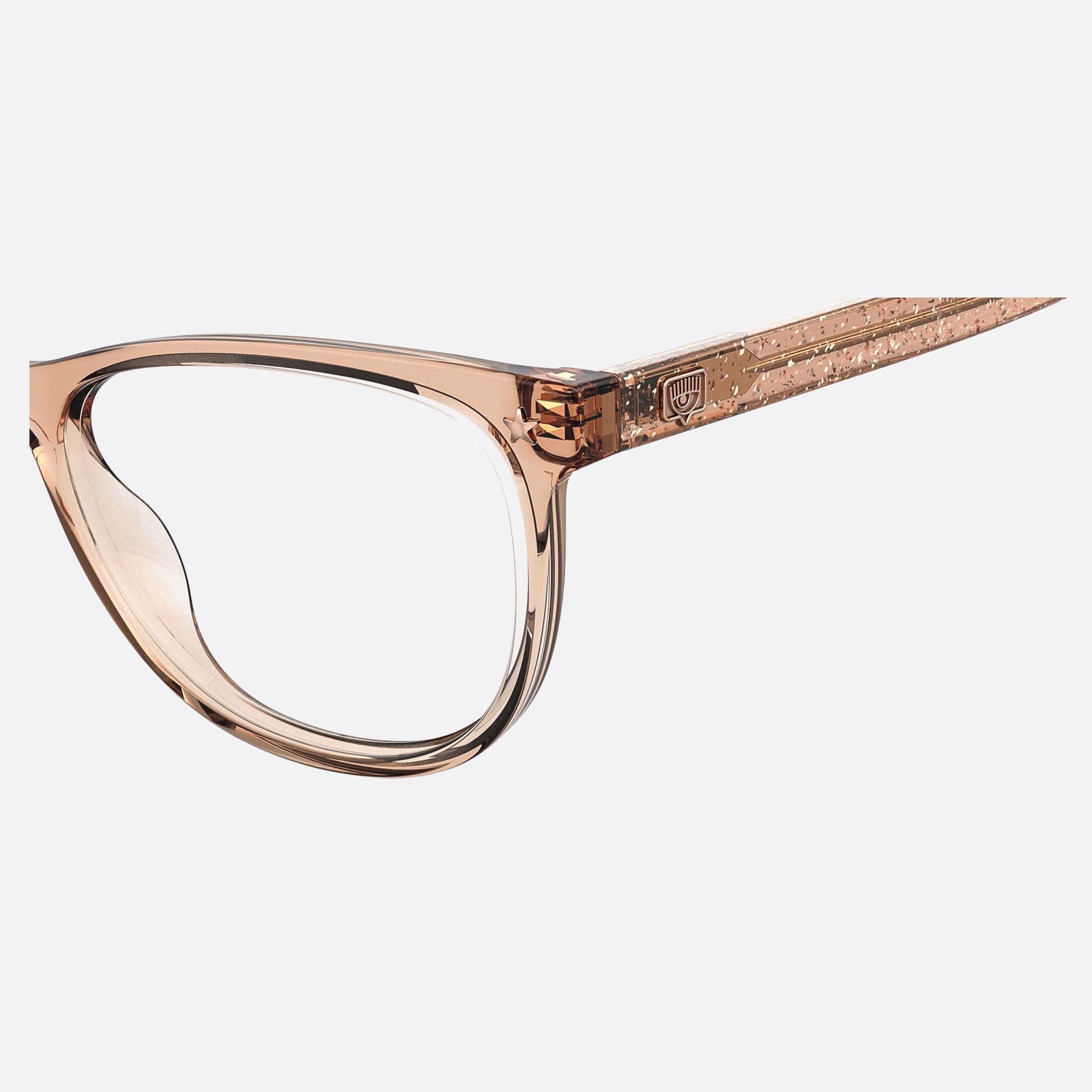 Chiara 53mm Ferragni Pink Squared Women Eyeglasses - Lifestyle Shot