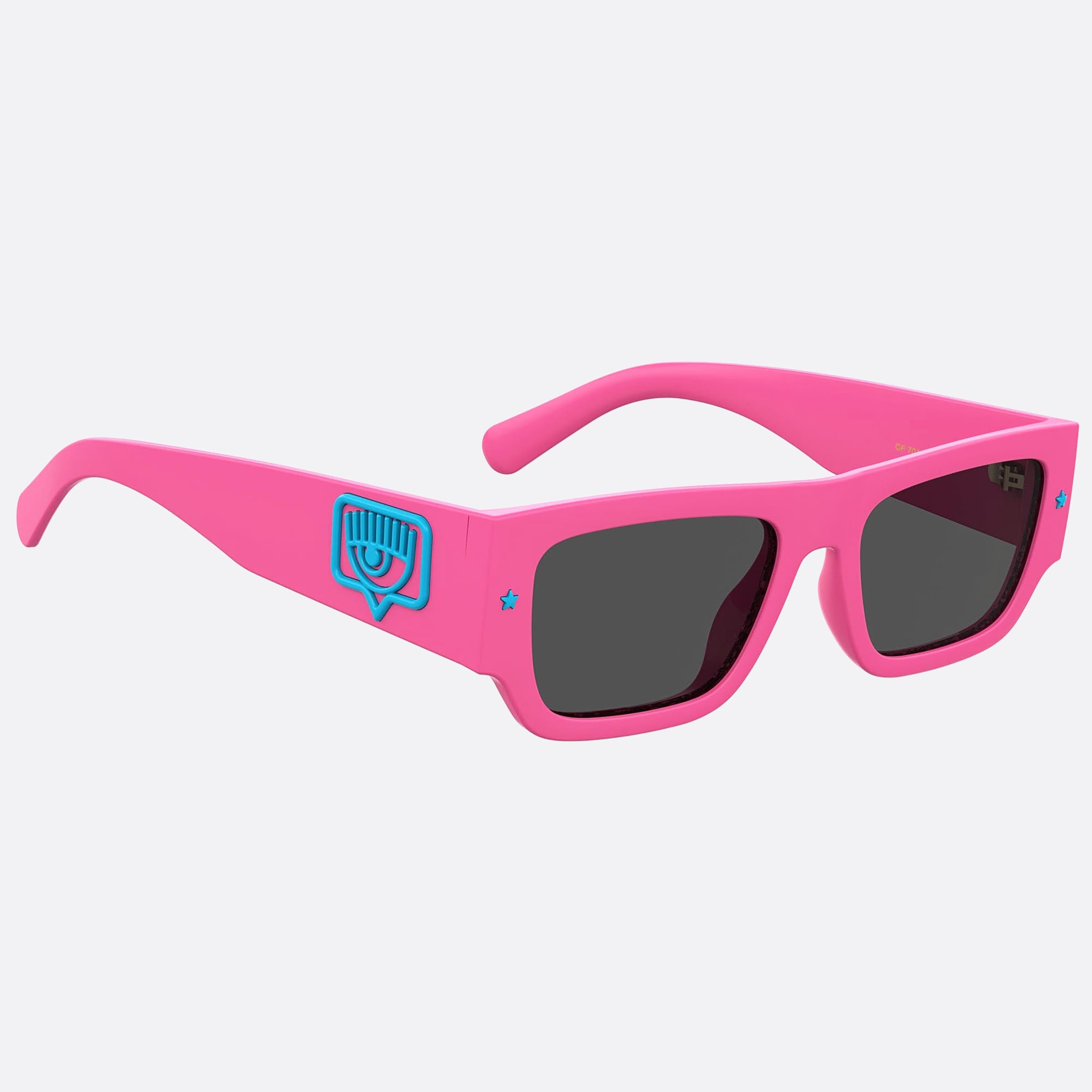 Chiara 53mm Ferragni 35j Pink Geometric Women Sunglasses - Detail View
