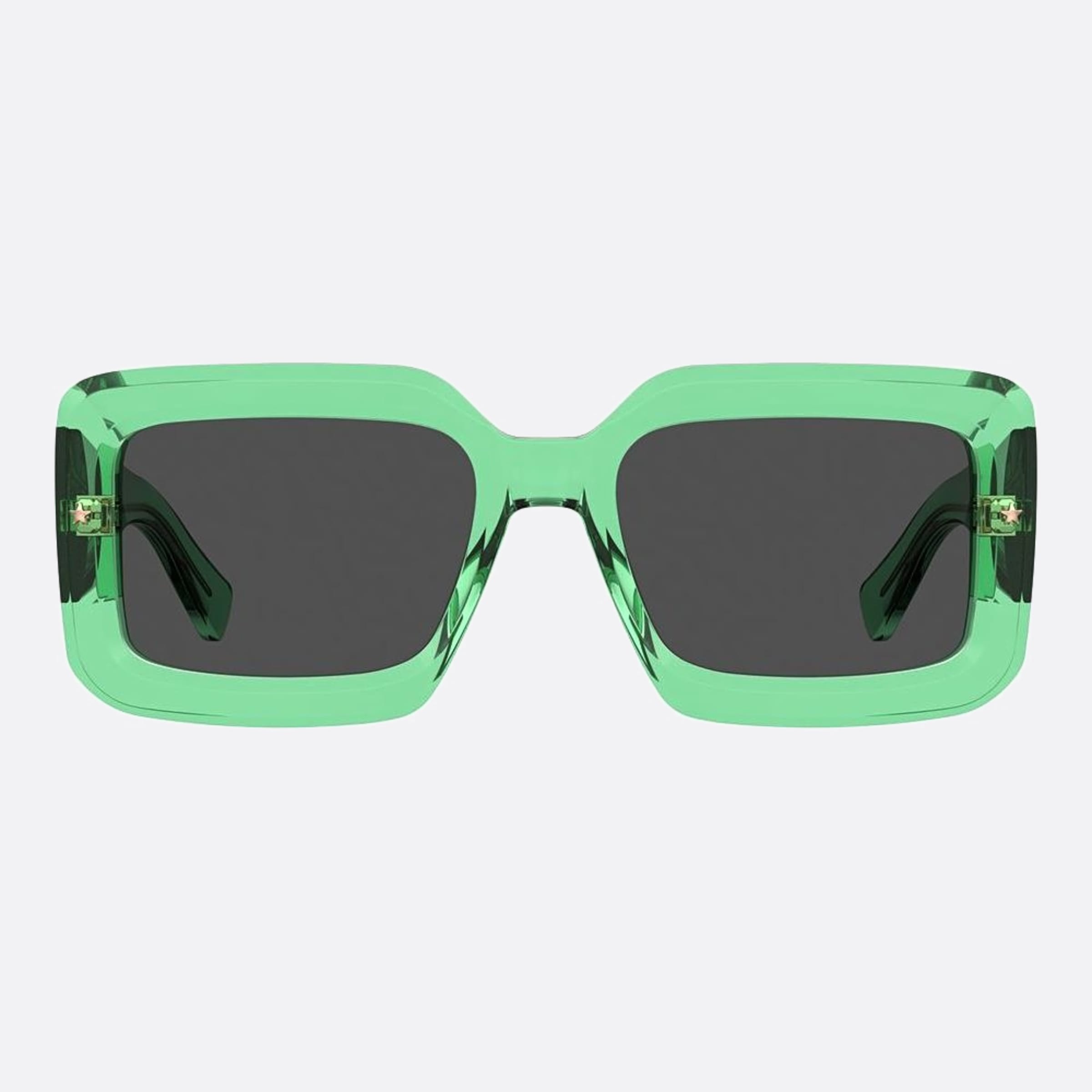Chiara 53mm Ferragni 1ed Green Squared Women Sunglasses - Main View