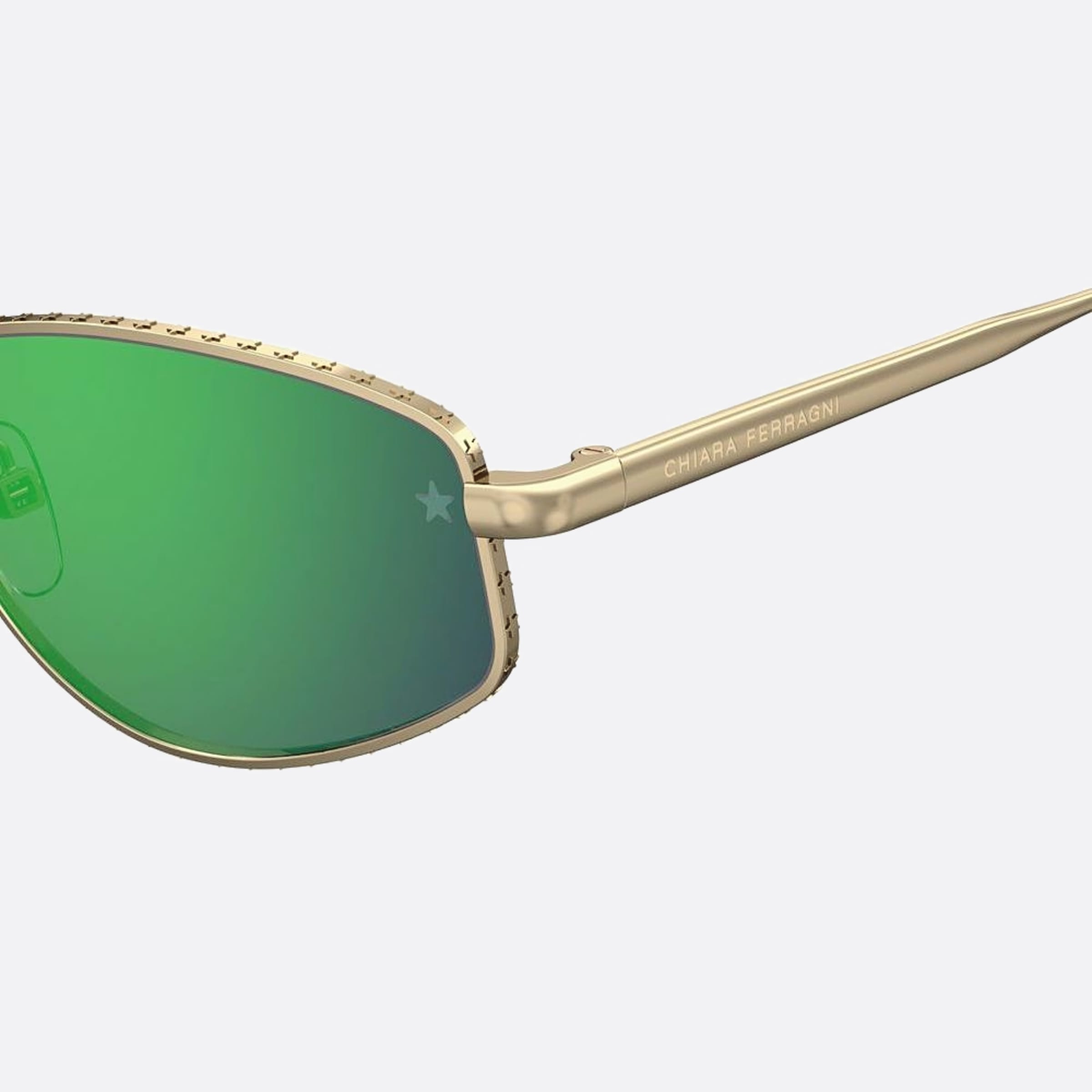 Chiara 56mm Ferragni Pef Gold Squared Women Sunglasses - Lifestyle Shot