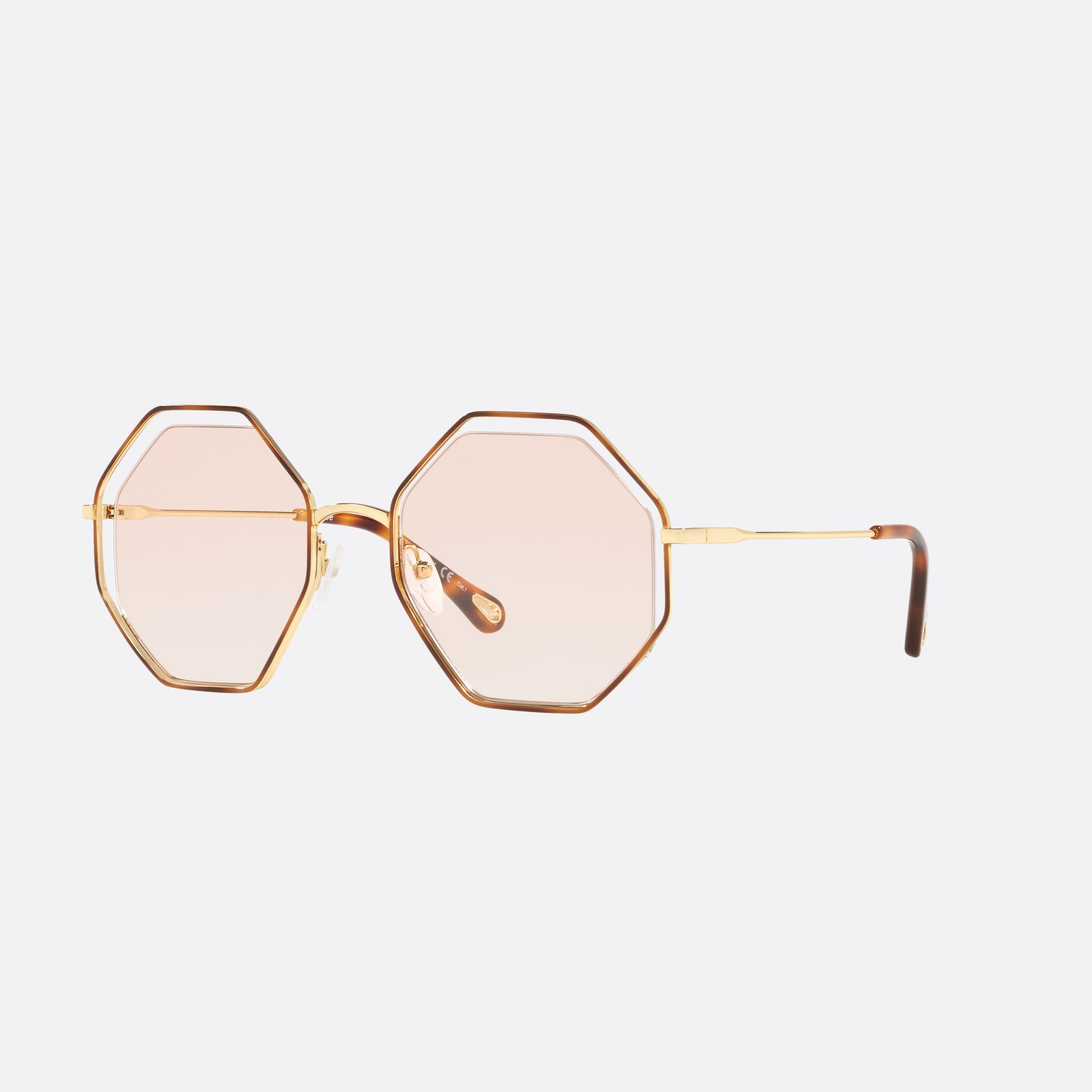 Chlo 53mm Grey Round Women Sunglasses - Main View