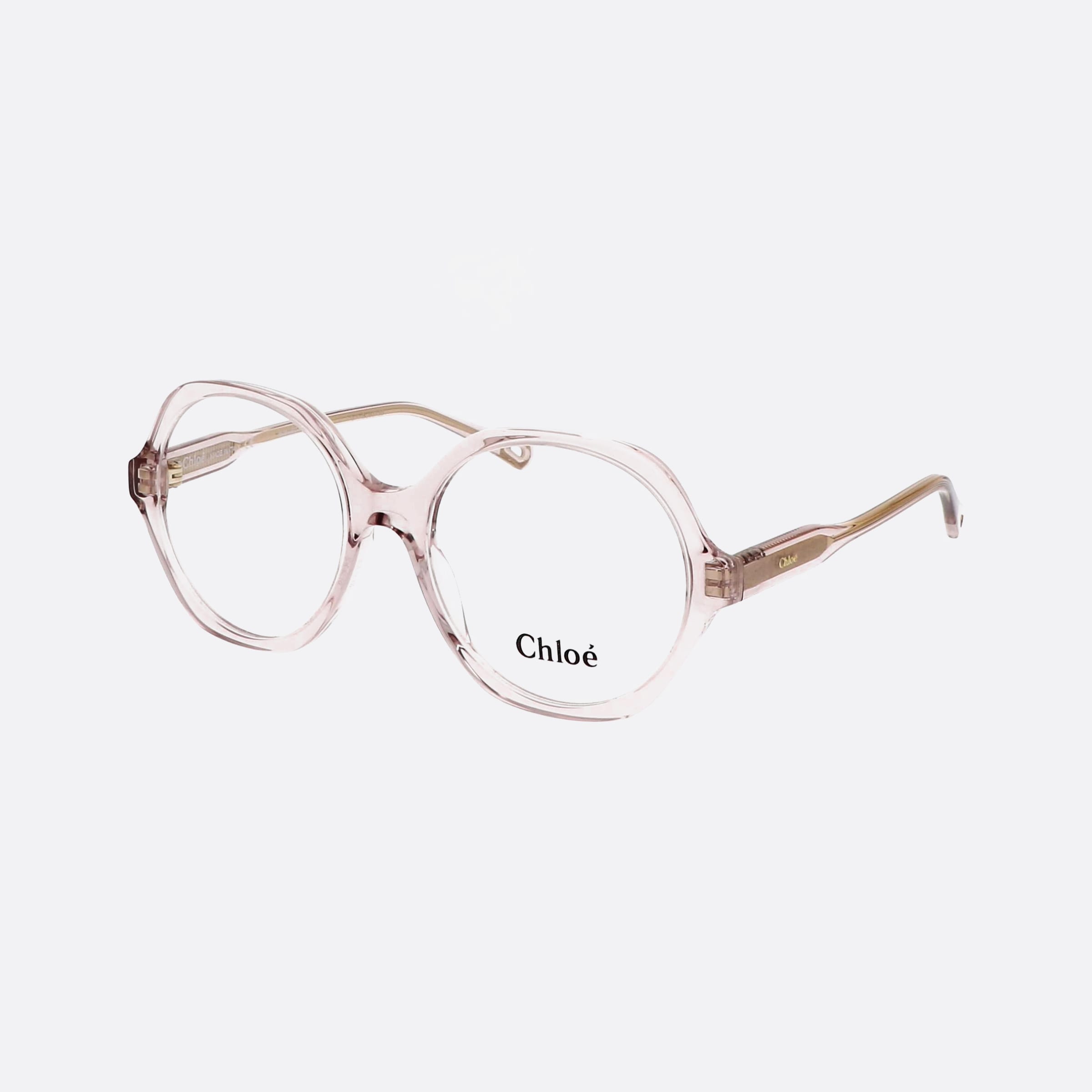 Chlo 53mm Clear Hexagonal Women Eyeglasses - Main View