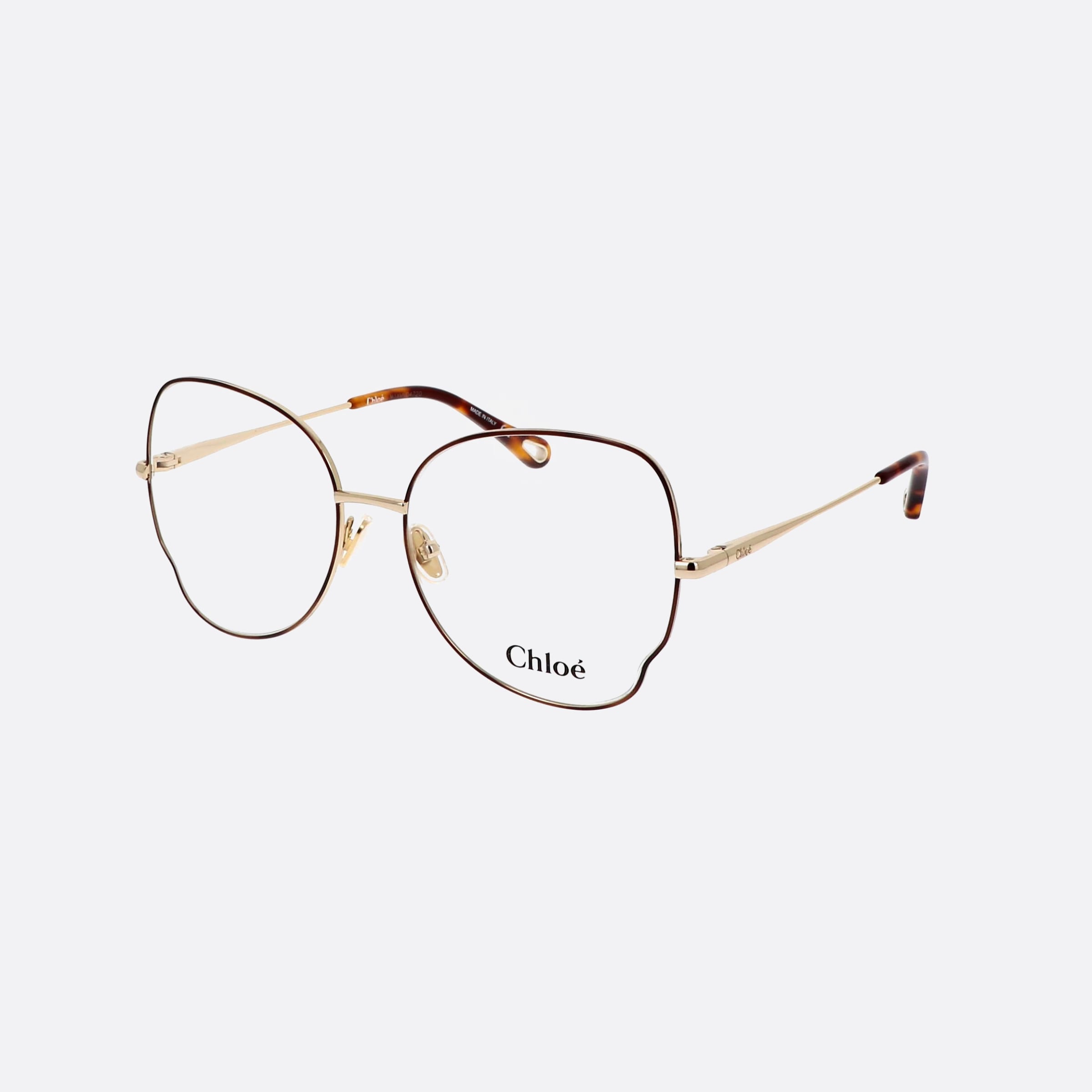 Chlo 56mm Tortoise Butterfly Women Eyeglasses - Main View