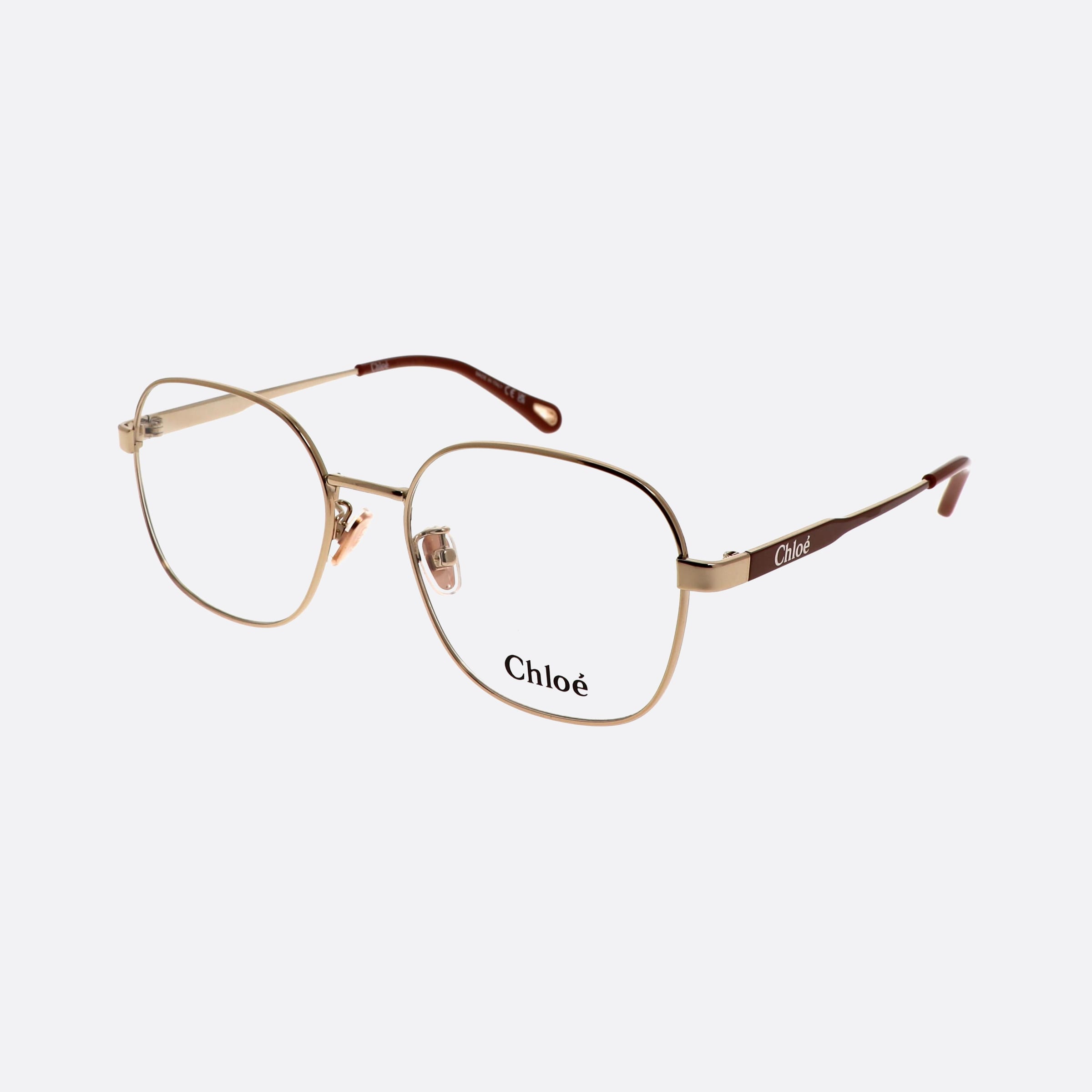 Chlo 54mm Ch0274oa Gold Square Women Eyeglasses - Main View