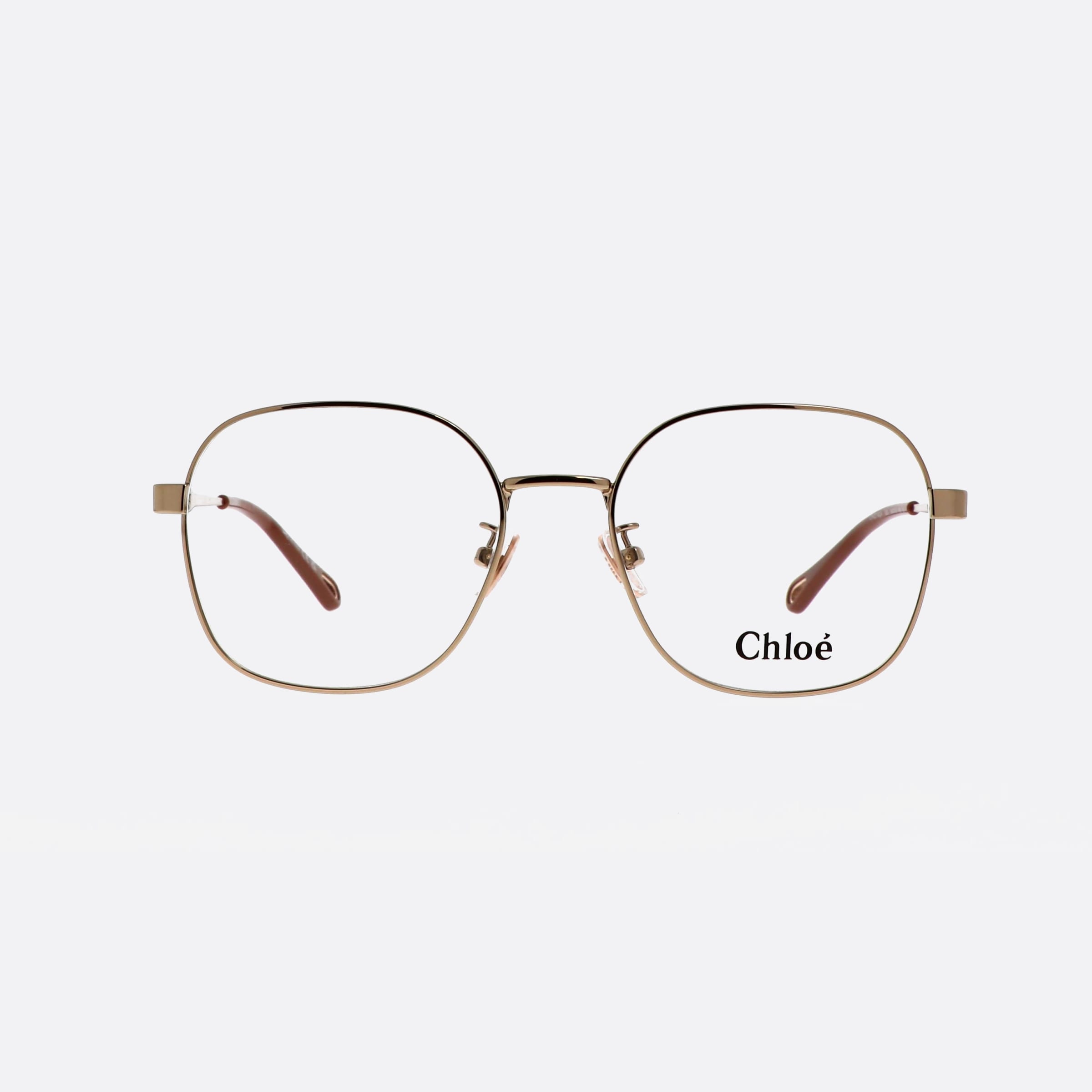 Chlo 54mm Ch0274oa Gold Square Women Eyeglasses - Side View