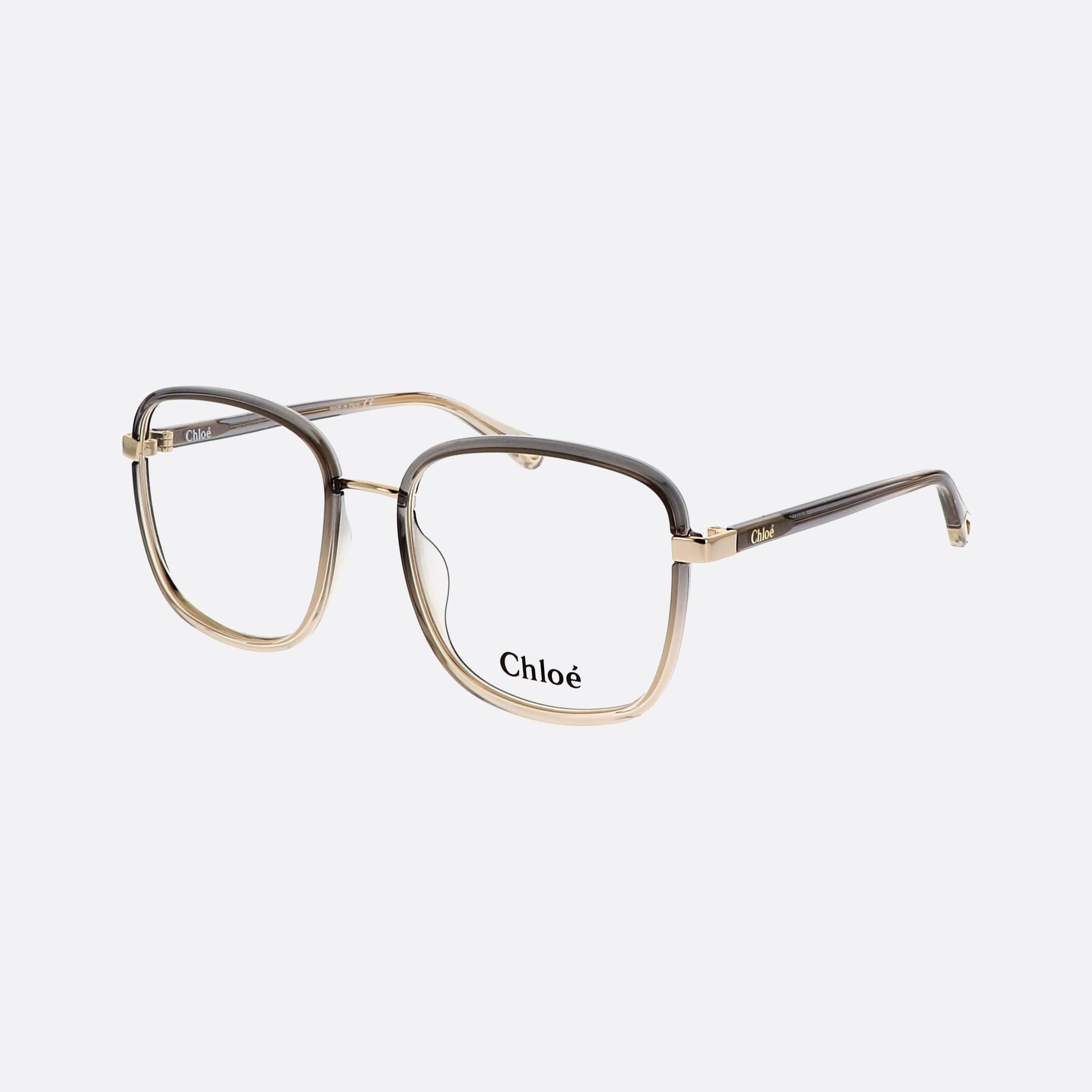 Chlo 53mm Ch4o Grey Square Women Eyeglasses - Main View