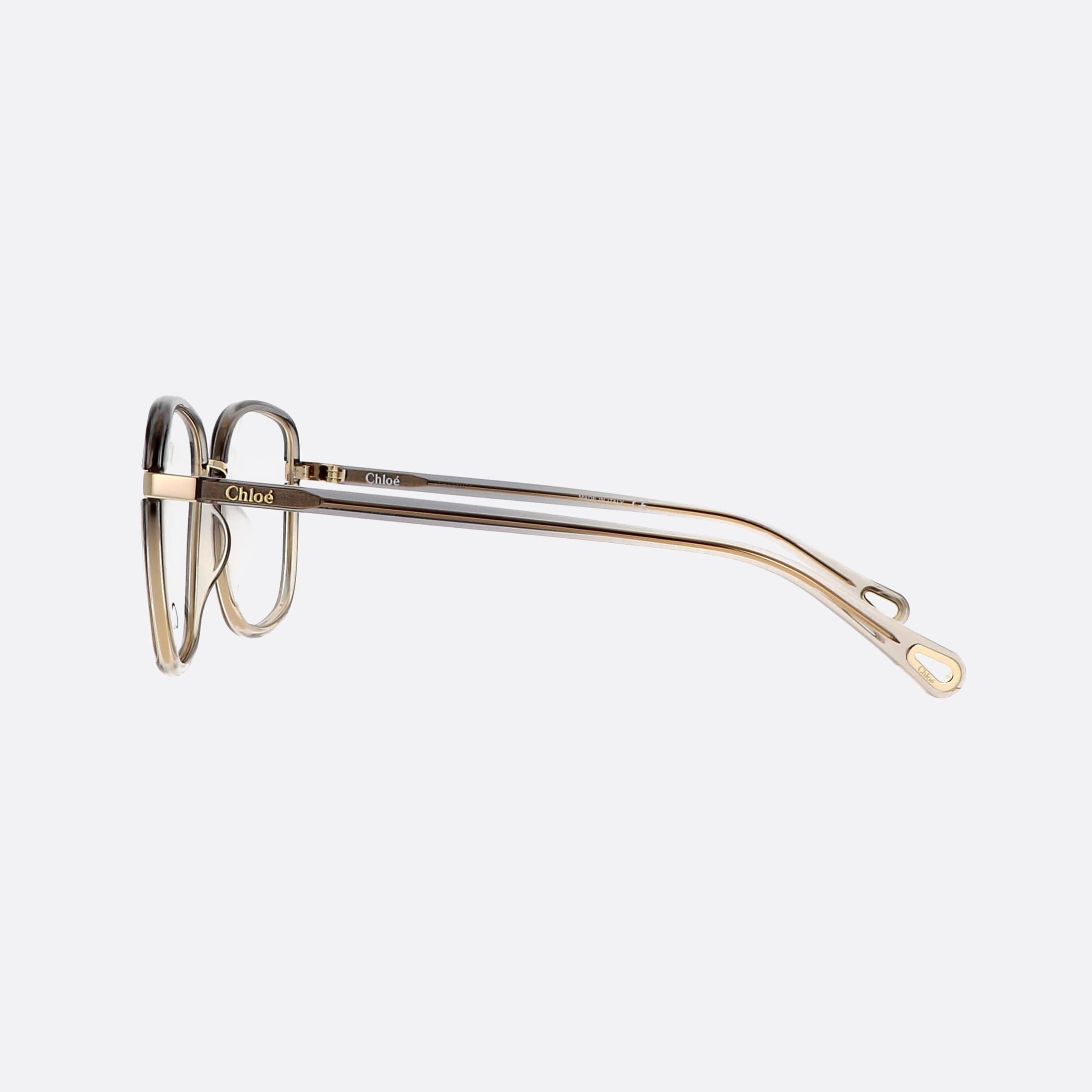 Chlo 53mm Ch4o Grey Square Women Eyeglasses - Detail View