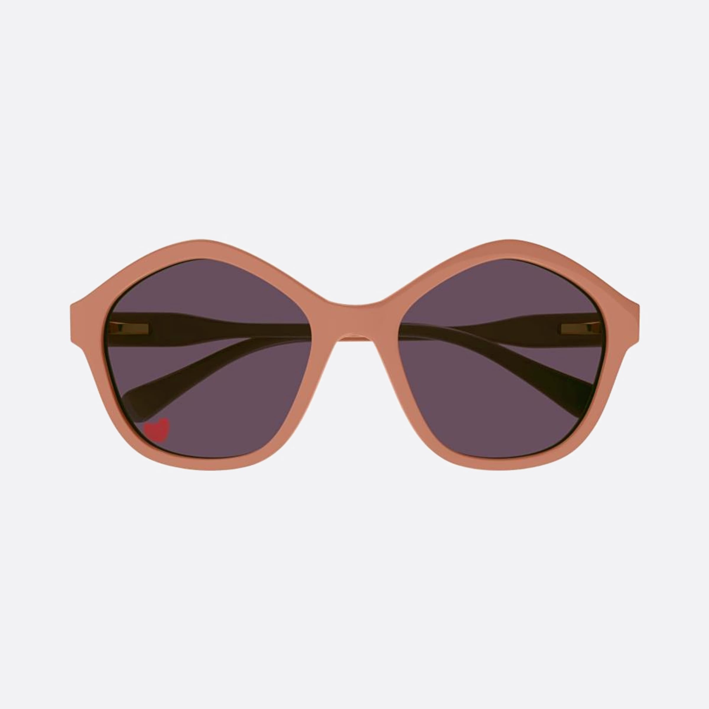 Chloe 49mm Pink Geometric Children Sunglasses - Main View