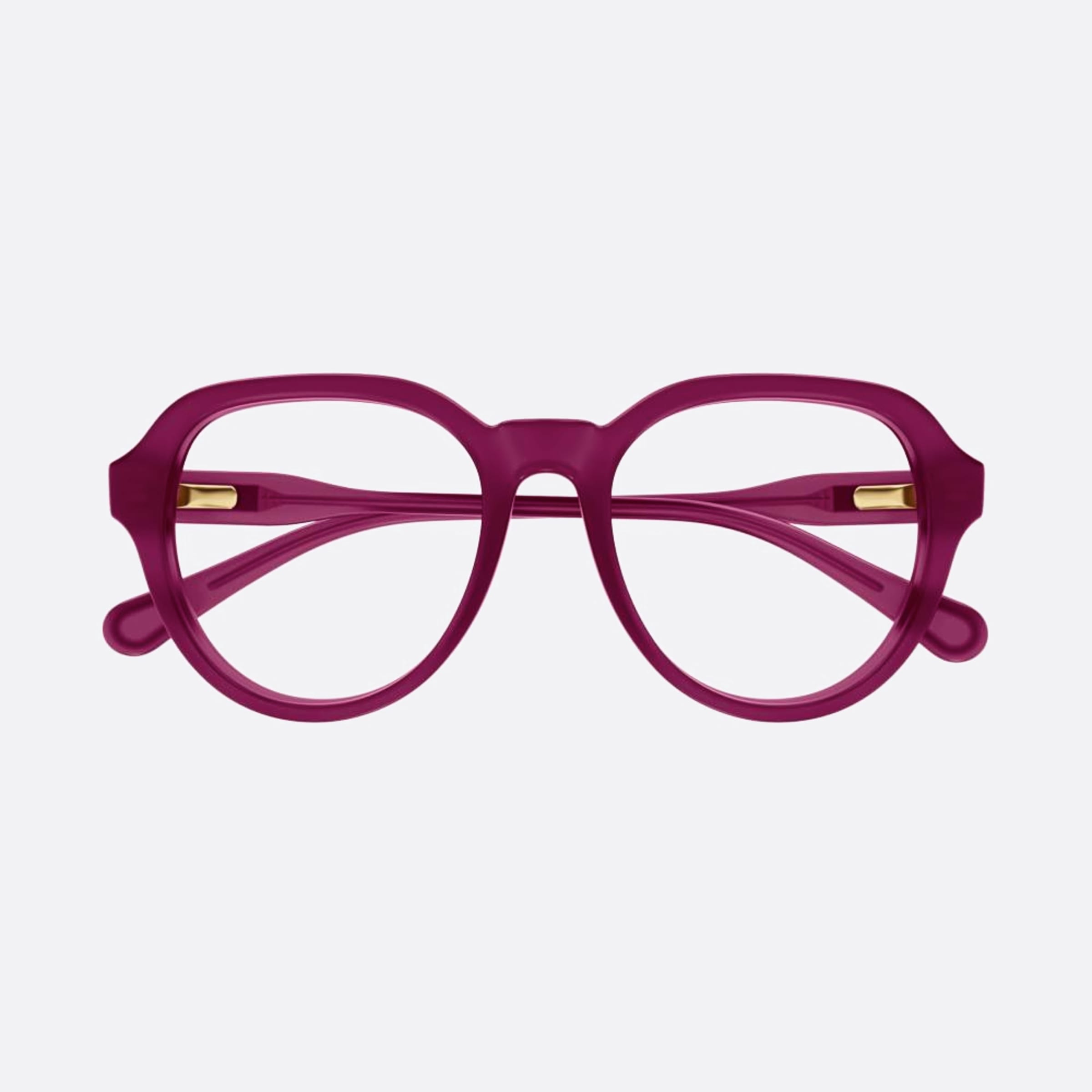 Chloe 47mm Junior Violet Round Children Eyeglasses - Main View