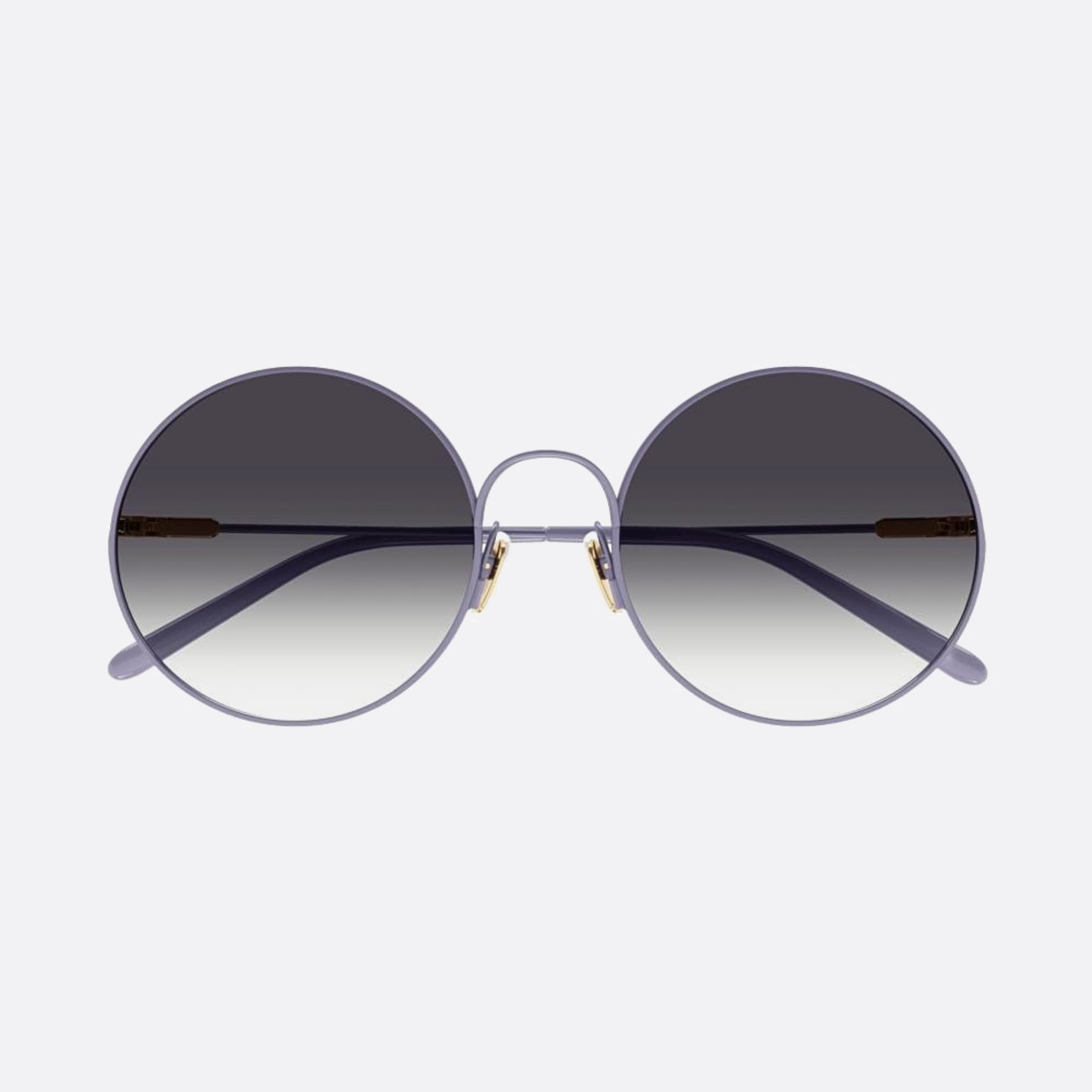 Chloe 52mm Junior Violet Round Children Sunglasses - Main View