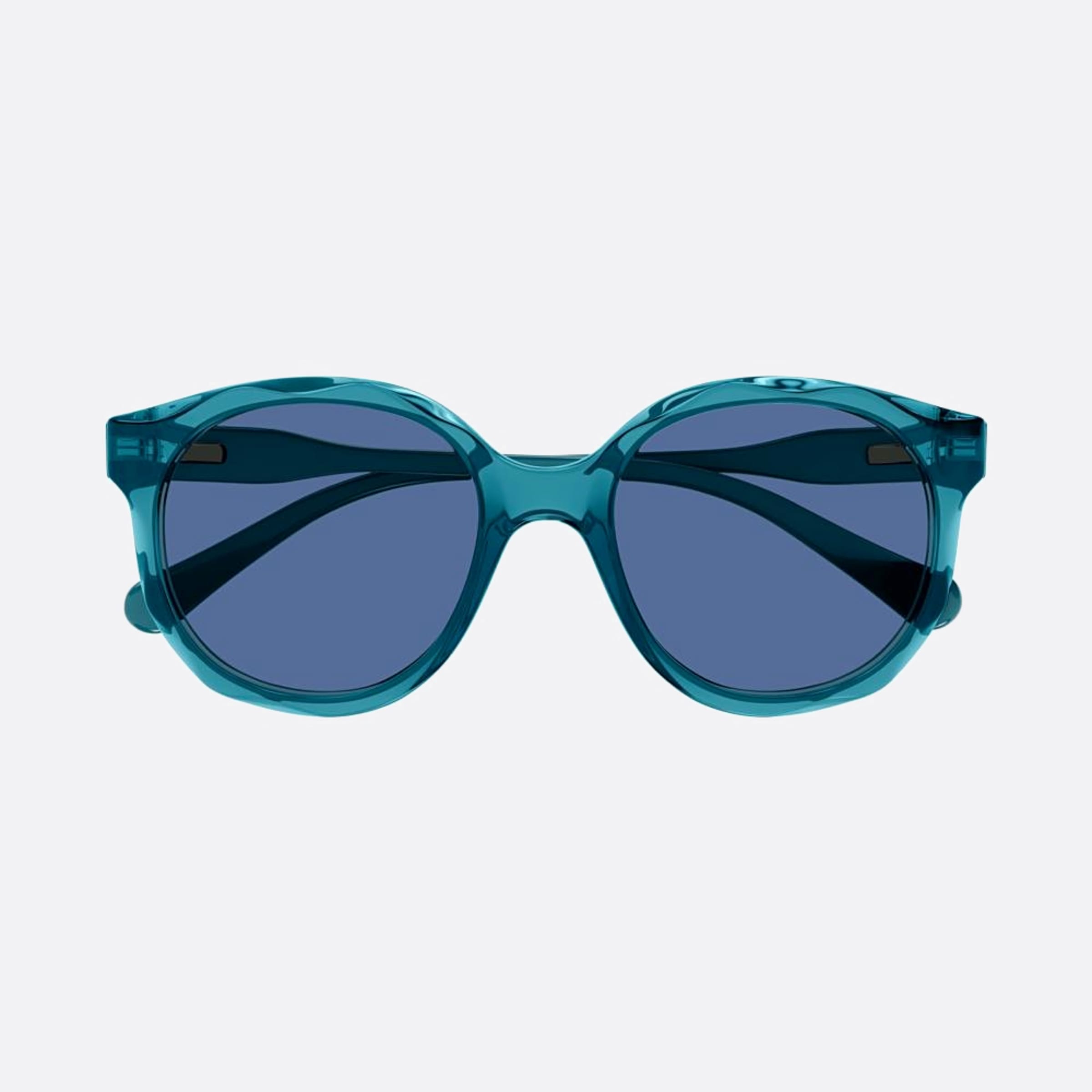 Chloe 47mm Junior Blb Blue Round Children Sunglasses - Main View