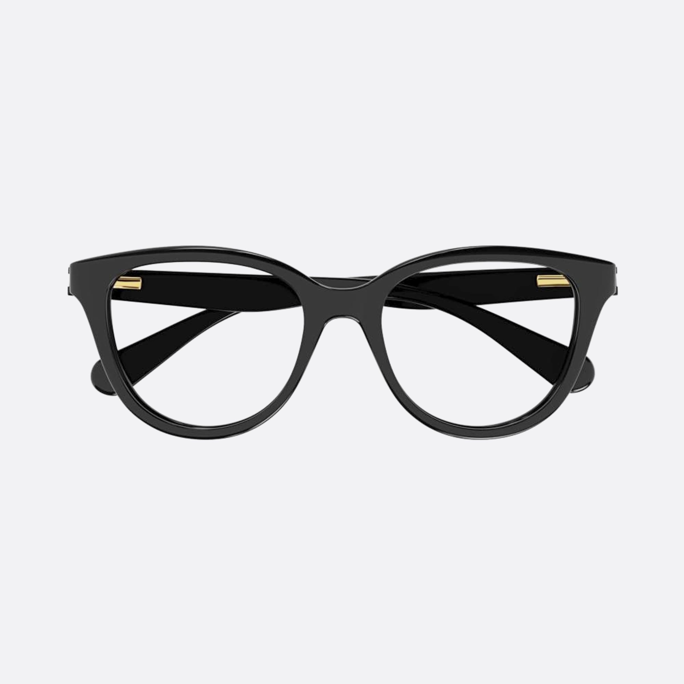 Chloe 47mm Junior Black Round Children Eyeglasses - Main View